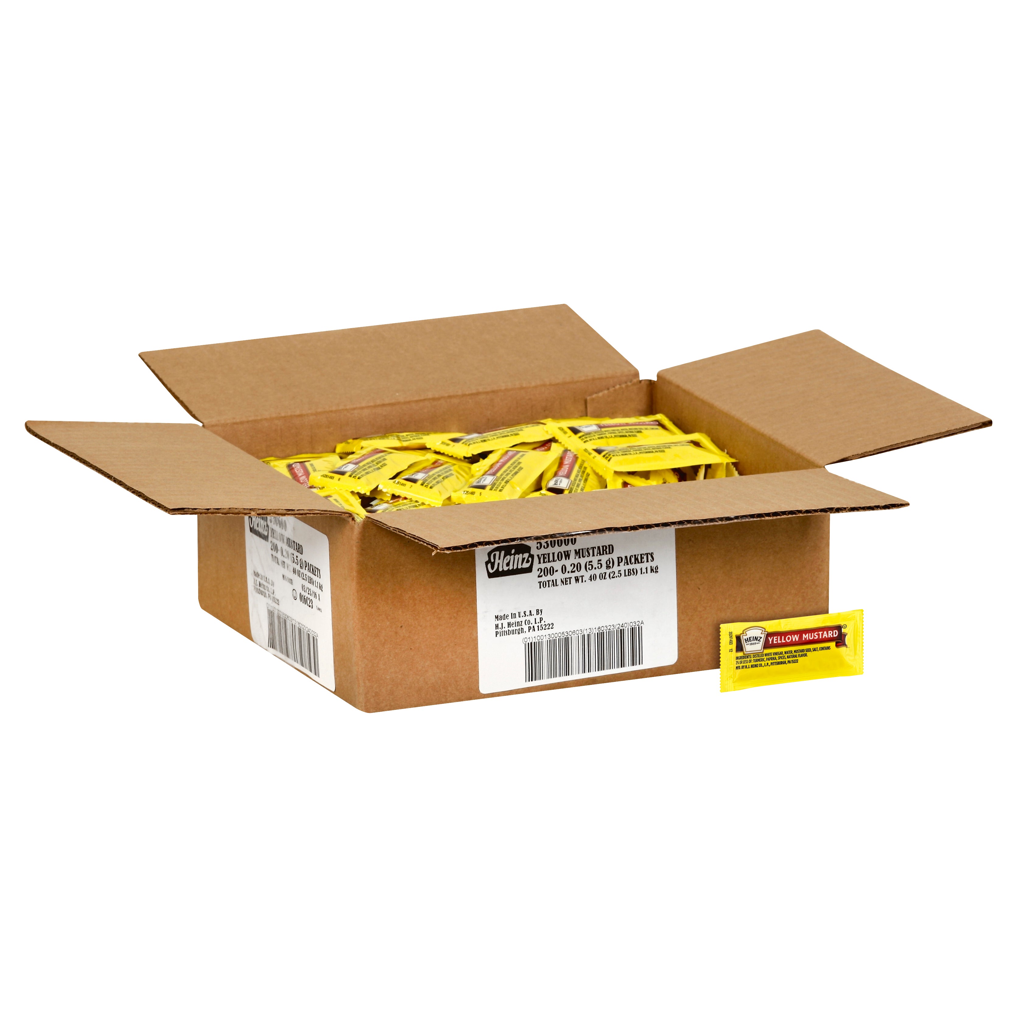 Heinz Yellow Mustard 200 Case Pack