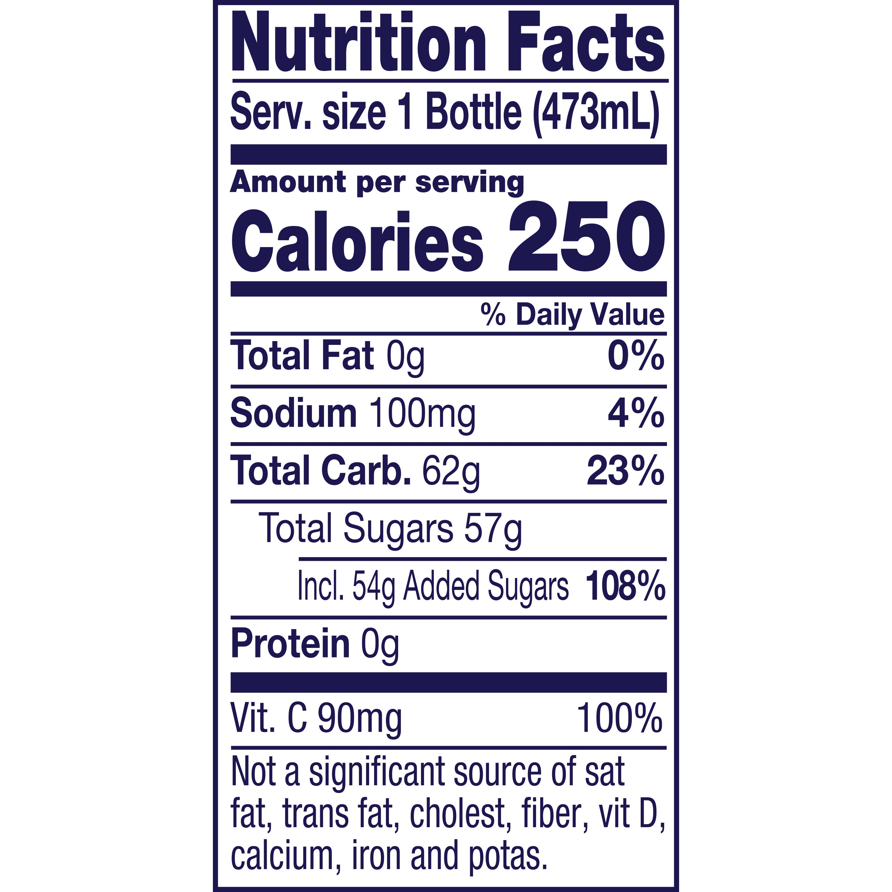 Fl Juice Drink Orange Pineapple 16 Fluid Ounce - 12 Per Case.