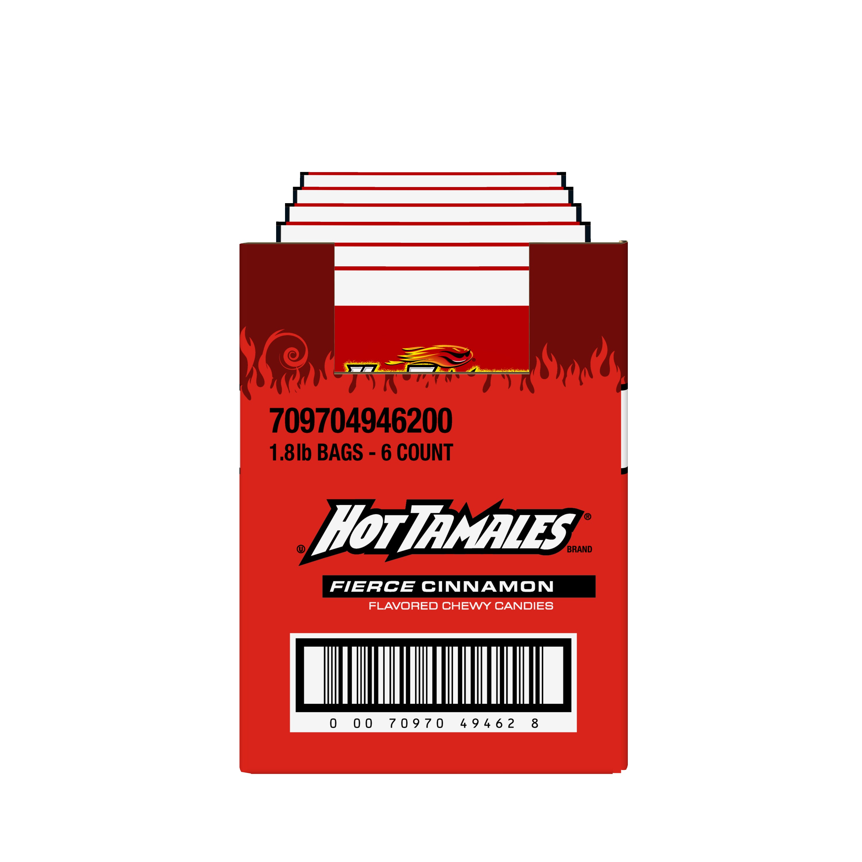 Hot Tamales® Cinnamon Stand Up 28.8 Ounce Size - 6 Per Case.