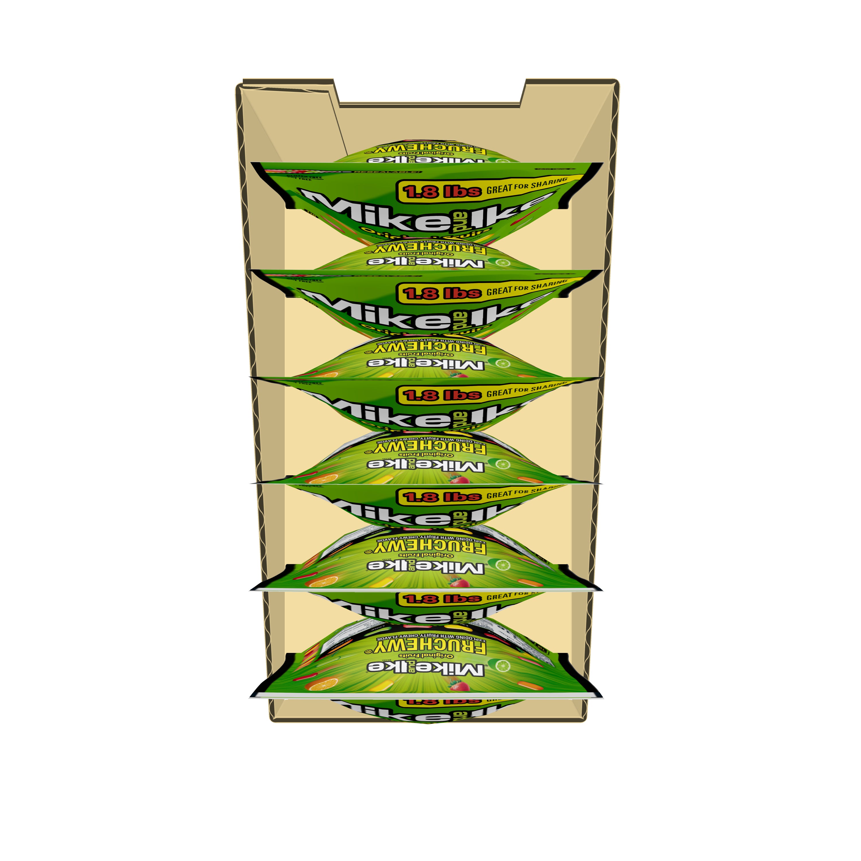 Mike And Ike® Original Fruits Standup BagCase 28.8 Ounce Size - 6 Per Case.