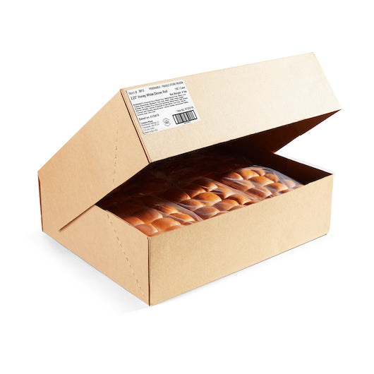 Klosterman 5" Honey White Dinner Roll 24 Count Packs - 10 Per Case.