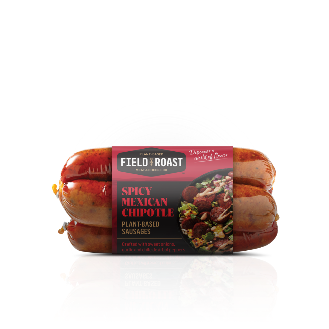 Field Roast Mexican Chipotle Sausage 12.95 Ounce Size - 12 Per Case.