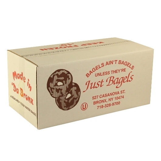 Just Bagels Retail Pumpernickel Bagels, 6 Each - 8 Per Case.
