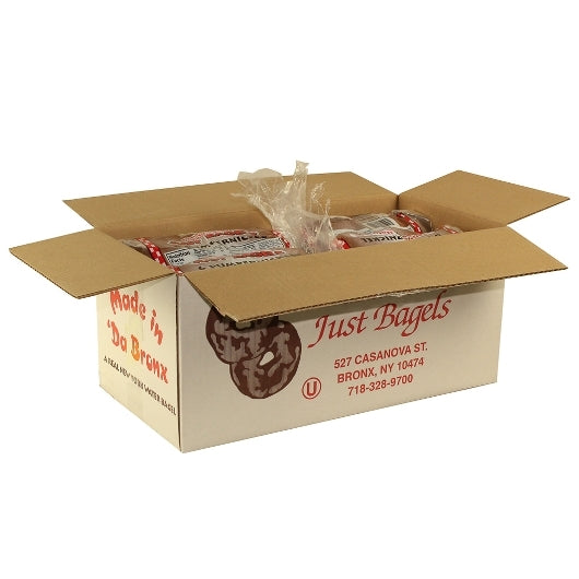 Just Bagels Retail Pumpernickel Bagels, 6 Each - 8 Per Case.