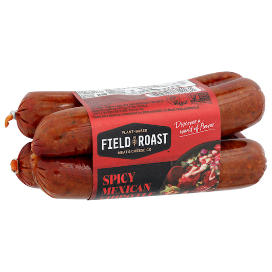 Field Roast Mexican Chipotle Sausage 12.95 Ounce Size - 12 Per Case.
