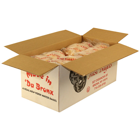 Just Bagels Everything Bagel Sliced 4 Ounce, 6 Each - 8 Per Case.