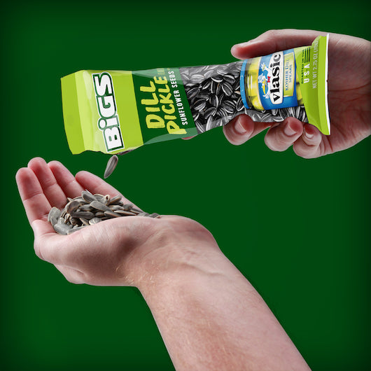 Bigs Dill Pickle Sunflower Seeds 2.75 Ounce Size - 72 Per Case.