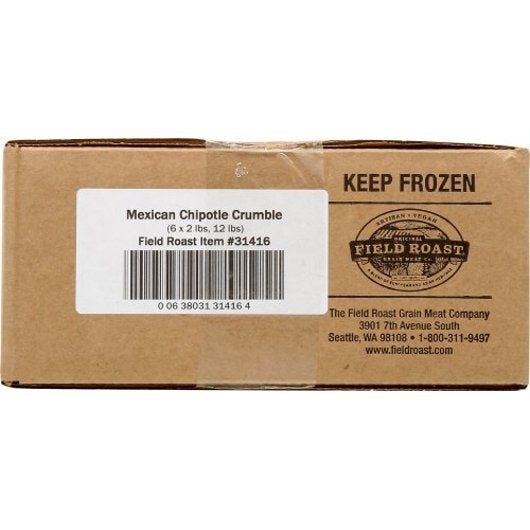 Field Roast Mexican Chipotle Crumble 12 Pound Each - 1 Per Case.