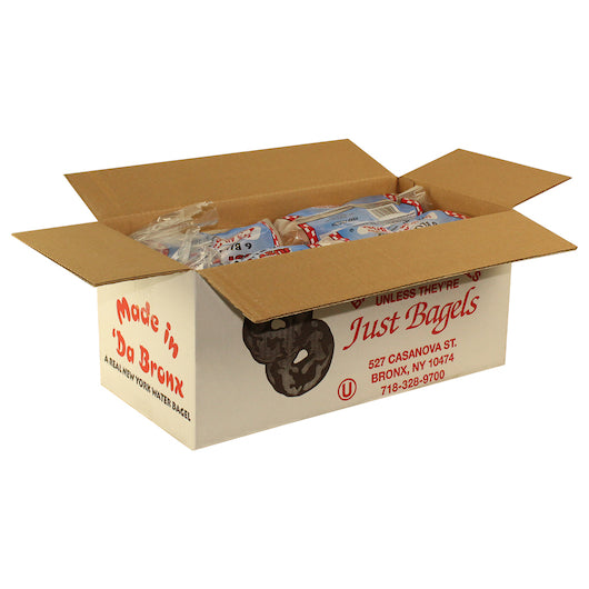 Just Bagels Retail Blueberry Bagels, 6 Each - 8 Per Case.