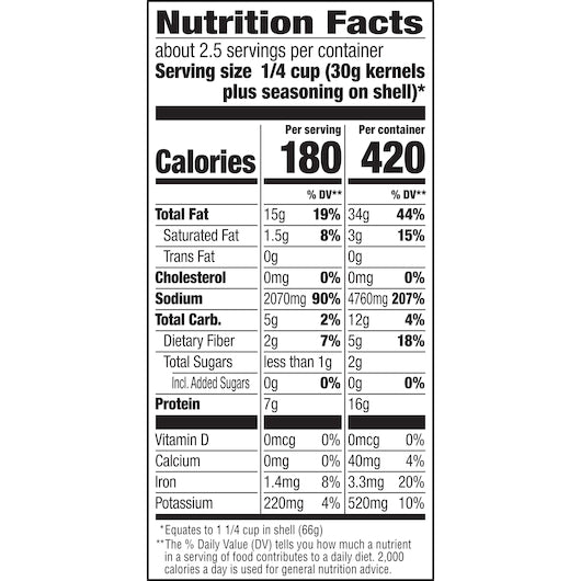 Bigs Vlasic Dill Pickle Sunflower Seeds 5.35 Ounce Size - 12 Per Case.