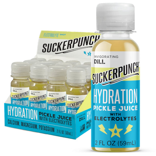 Suckerpunch Gourmet Pickle Juice Hydrate 2 Fluid Ounce - 12 Per Case.