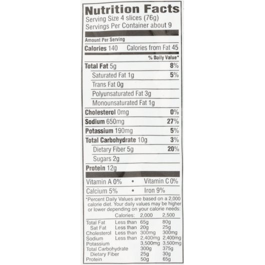 Lightlife Smokey Tempeh Strips 6 Pound Each - 1 Per Case.