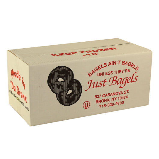 Just Bagels Retail Wheat Bagels, 6 Each - 8 Per Case.