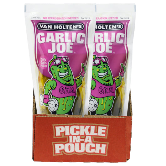 Van Holten's Garlic Joe Pickle Individually Packed In A Pouch 1 Each - 12 Per Case.