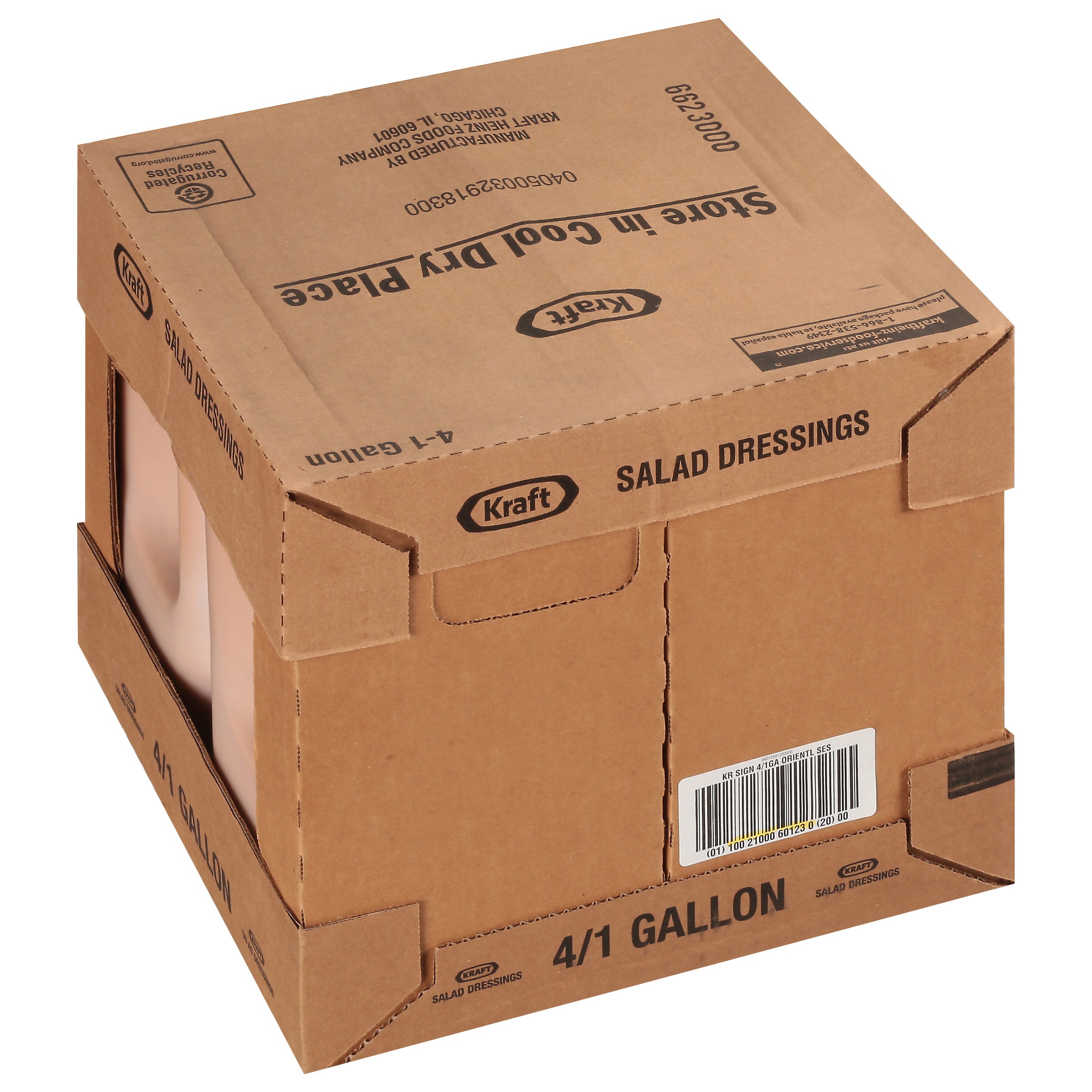 KRAFT Signature Oriental Sesame Salad Dressing 1 gal. Jugs 4 Per Case