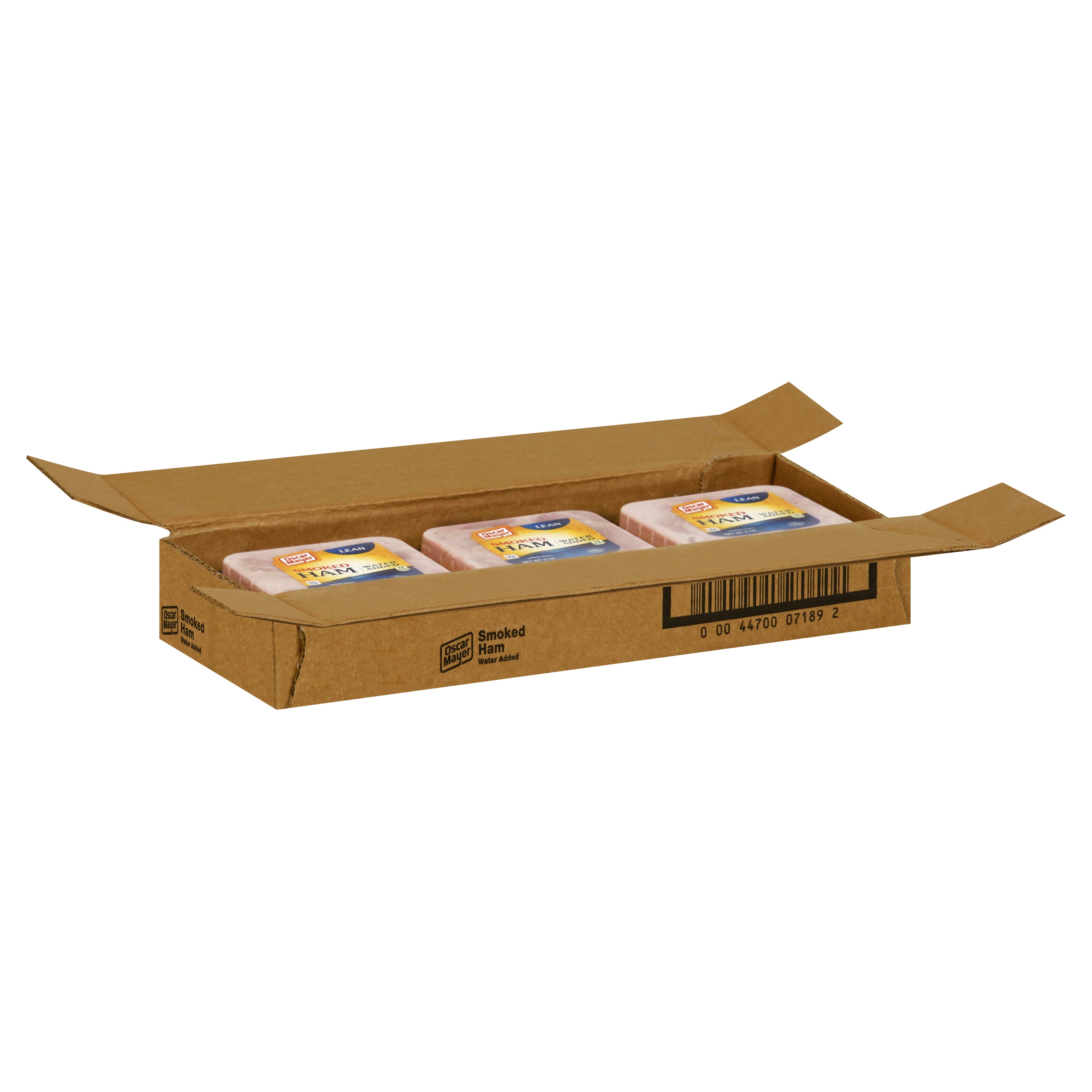 Oscar Mayer Smoked Ham, 6 Ounce Size - 9 Per Case.