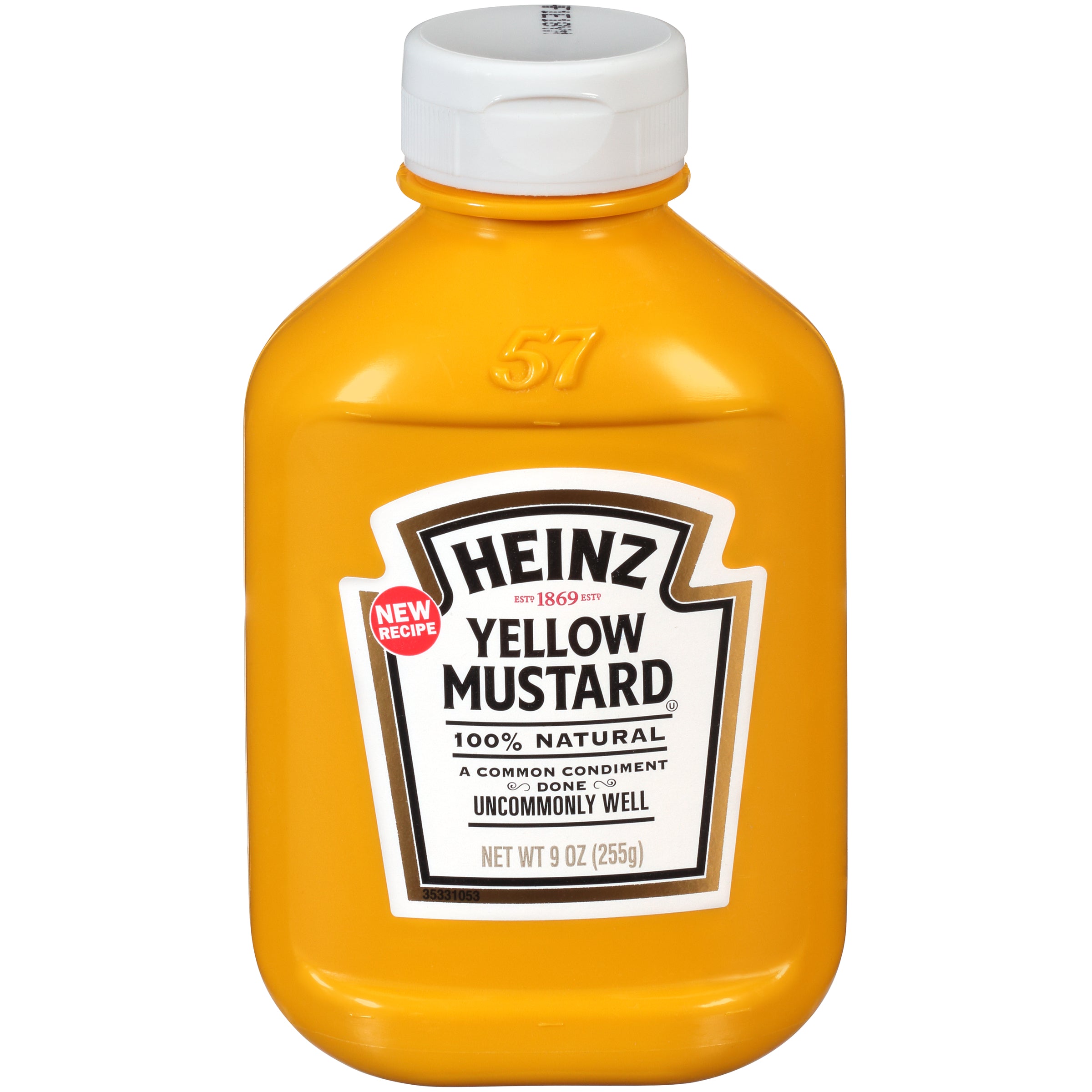 HEINZ Yellow Mustard 16.9 Ounce FOREVER FULL Bottle 16)