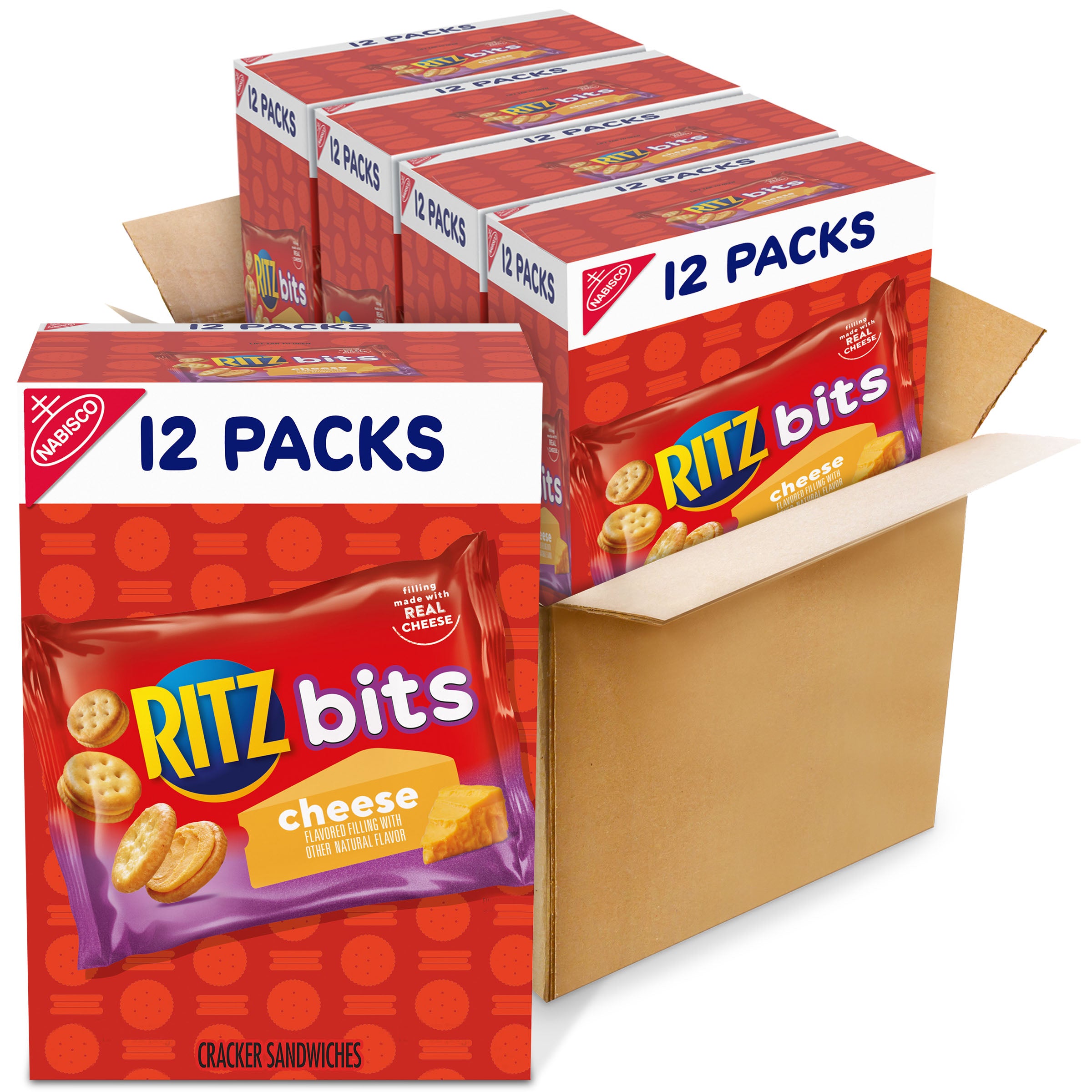Rits Bits Cheese Multi 1 Ounce Size - 48 Per Case.
