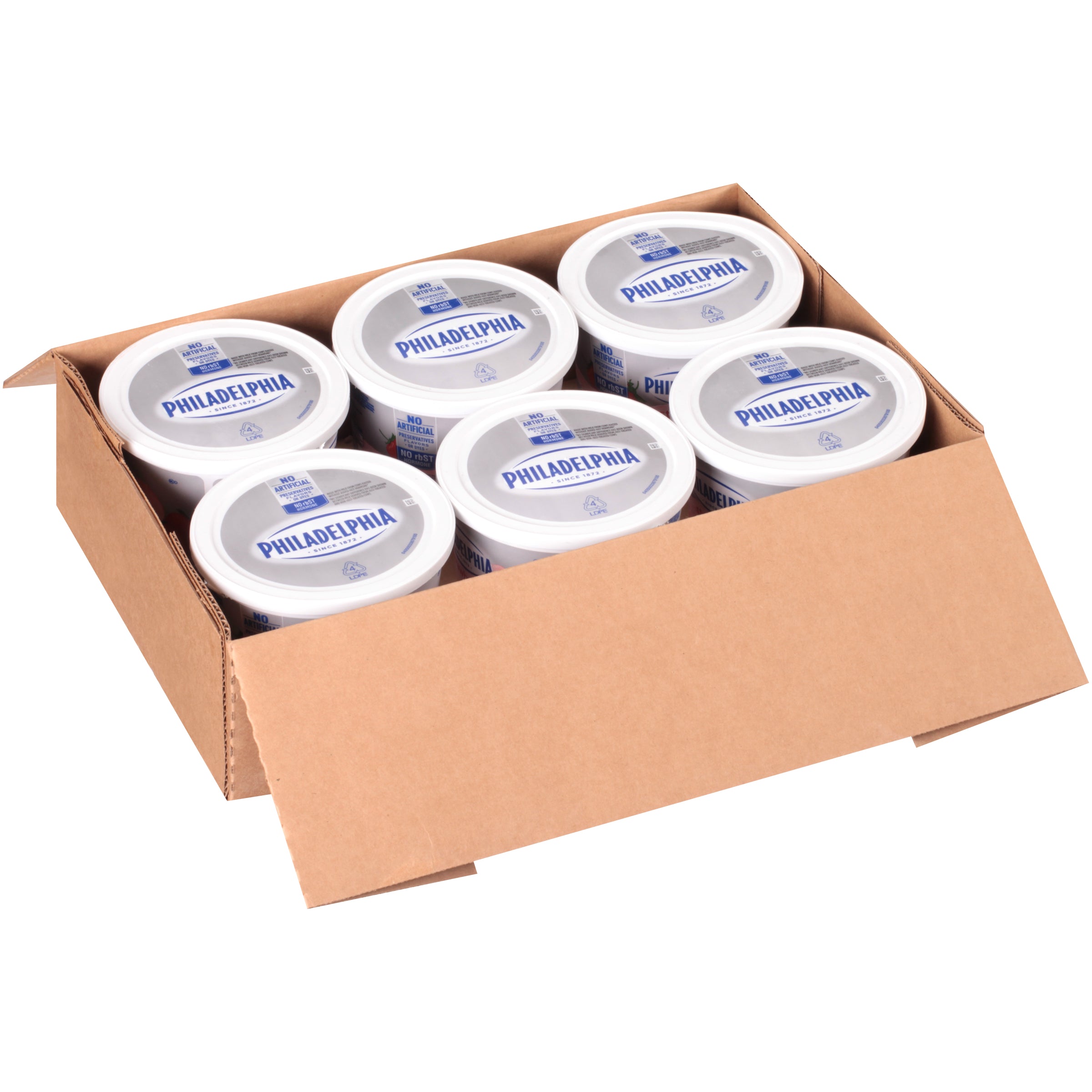 PHILADELPHIA Strawberry Cream Cheese Spread 3 lb. Tub 6 Per Case