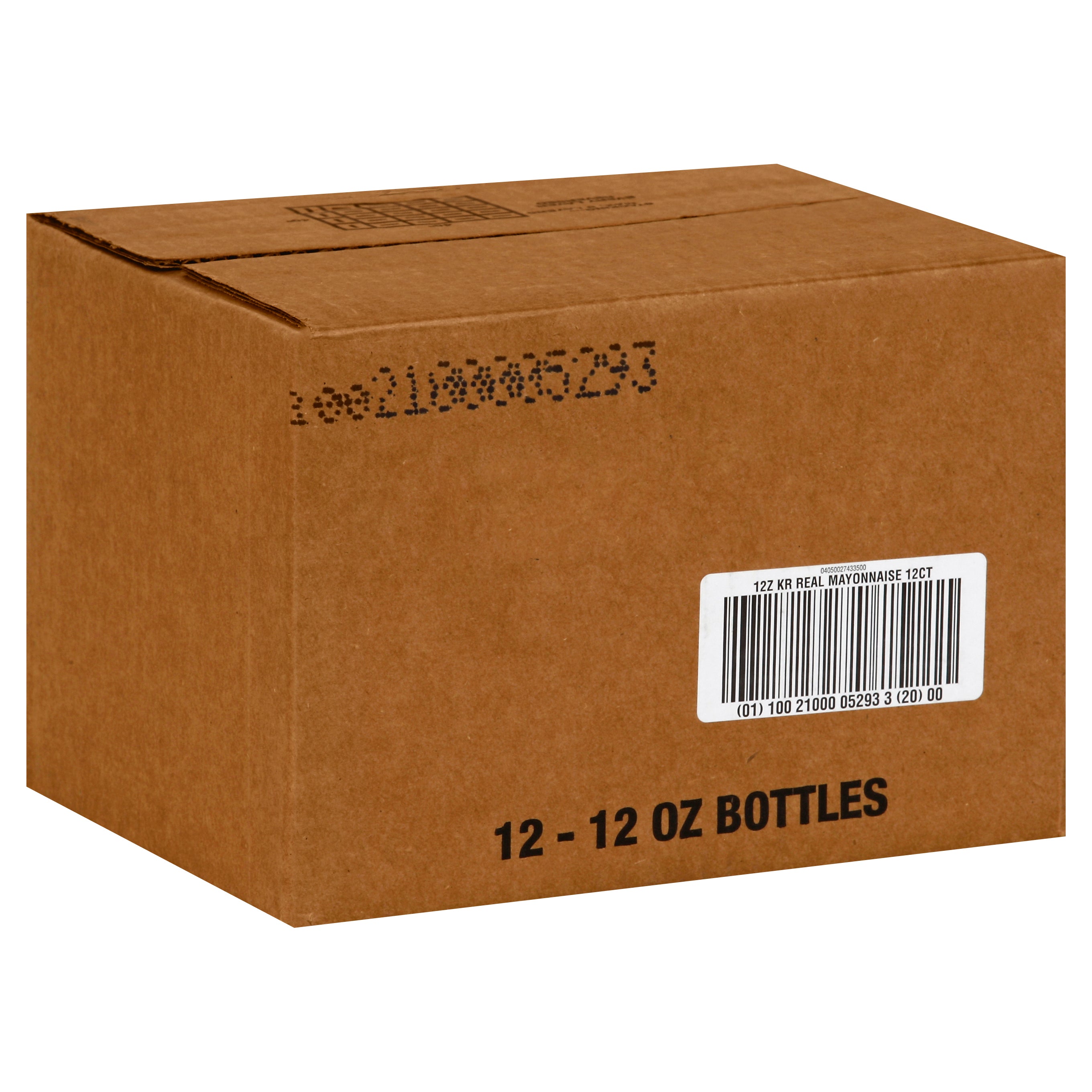 KRAFT Real Mayonnaise 12 Ounce Bottles 12