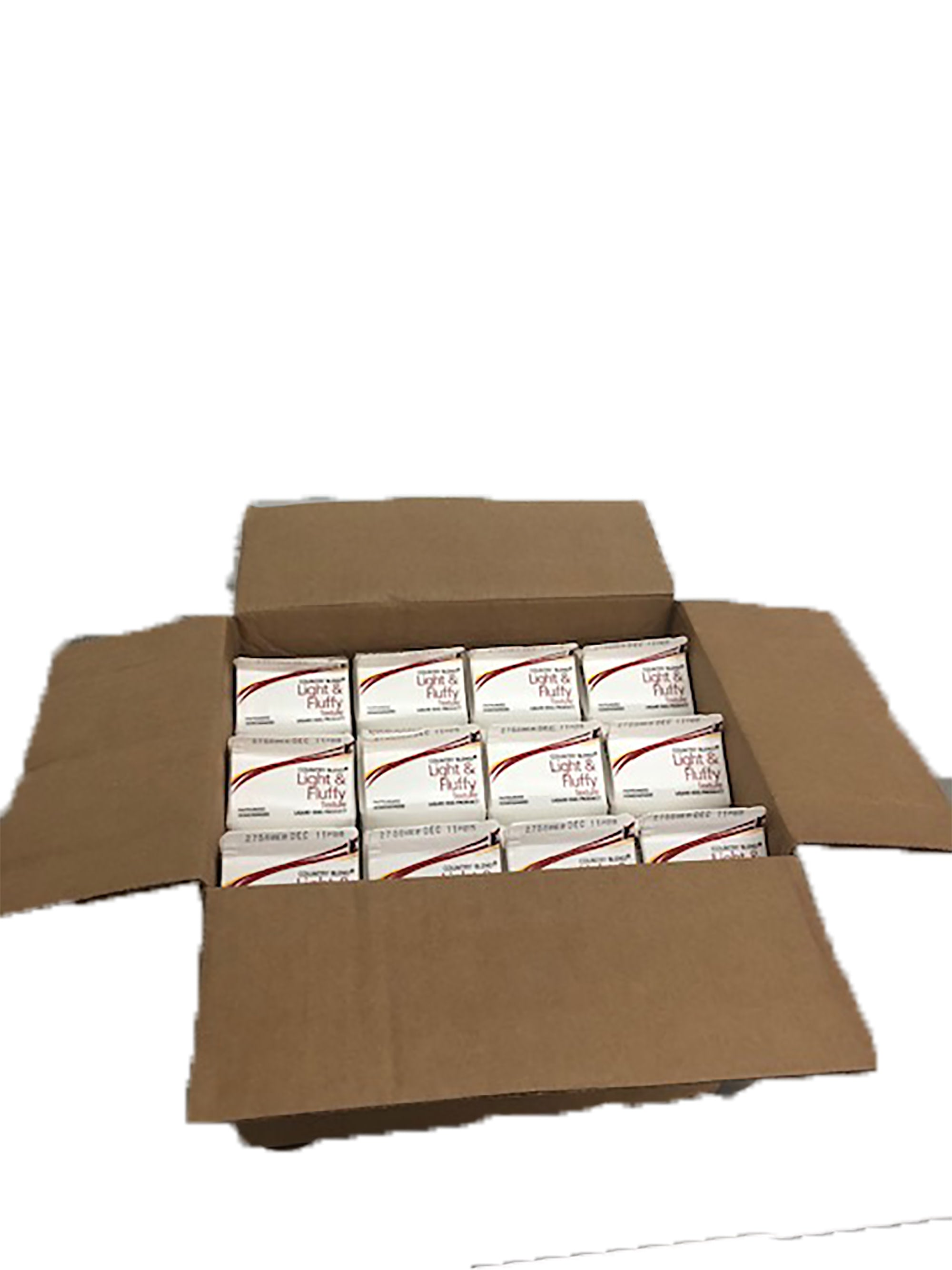 Light & Fluffy Liquid Egg Mix Esl refrigerated Carton 2 Pound Each - 12 Per Case.