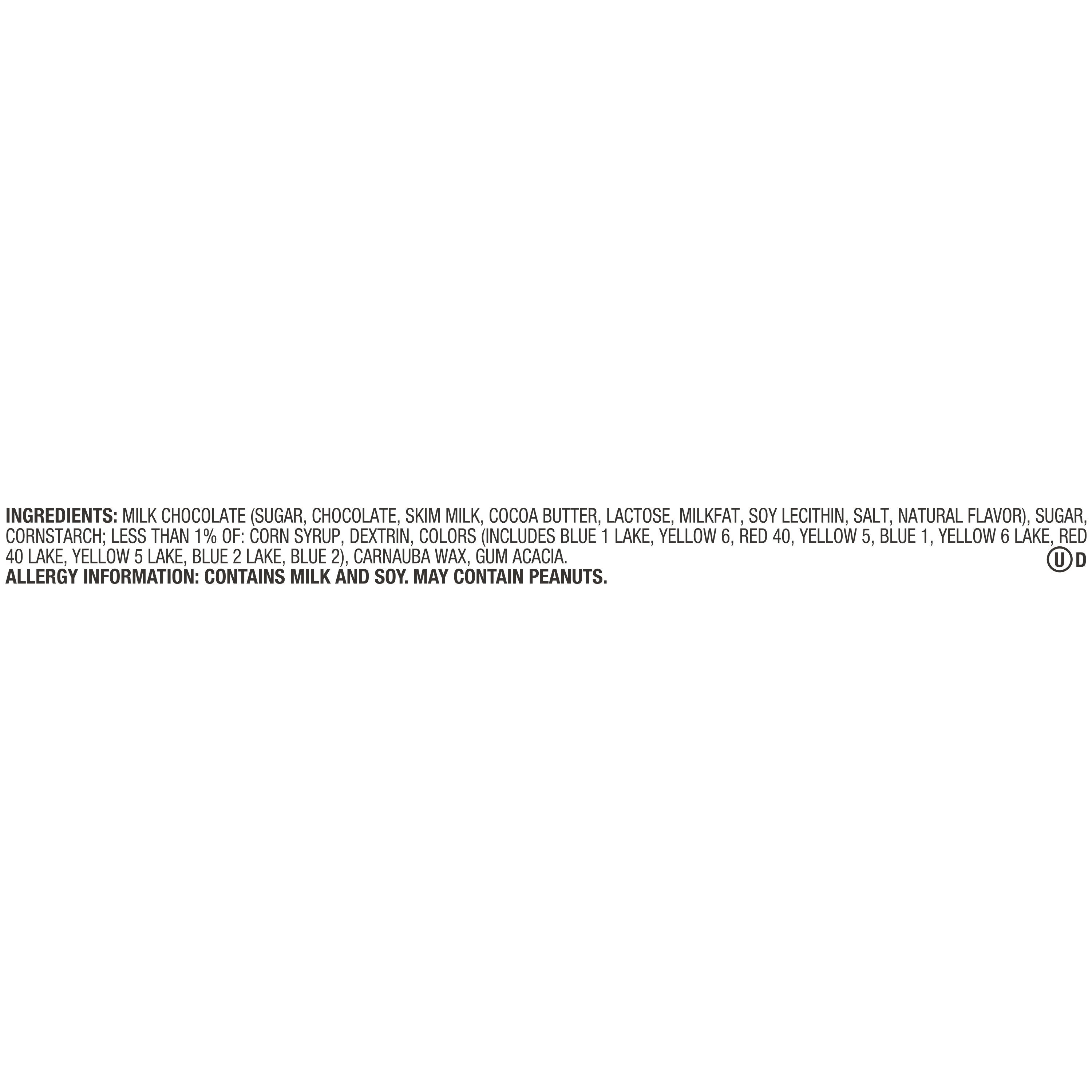 M&m's Milk Chocolate Candies Bulk 25 Pound Each - 1 Per Case.