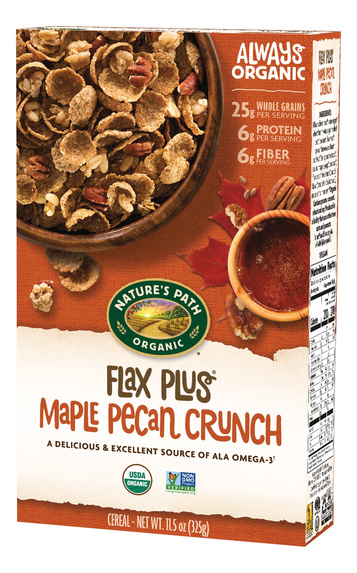 Nature's Path Nature's Path Flax Plus Maplepecan 11.5 Ounce Size - 12 Per Case.
