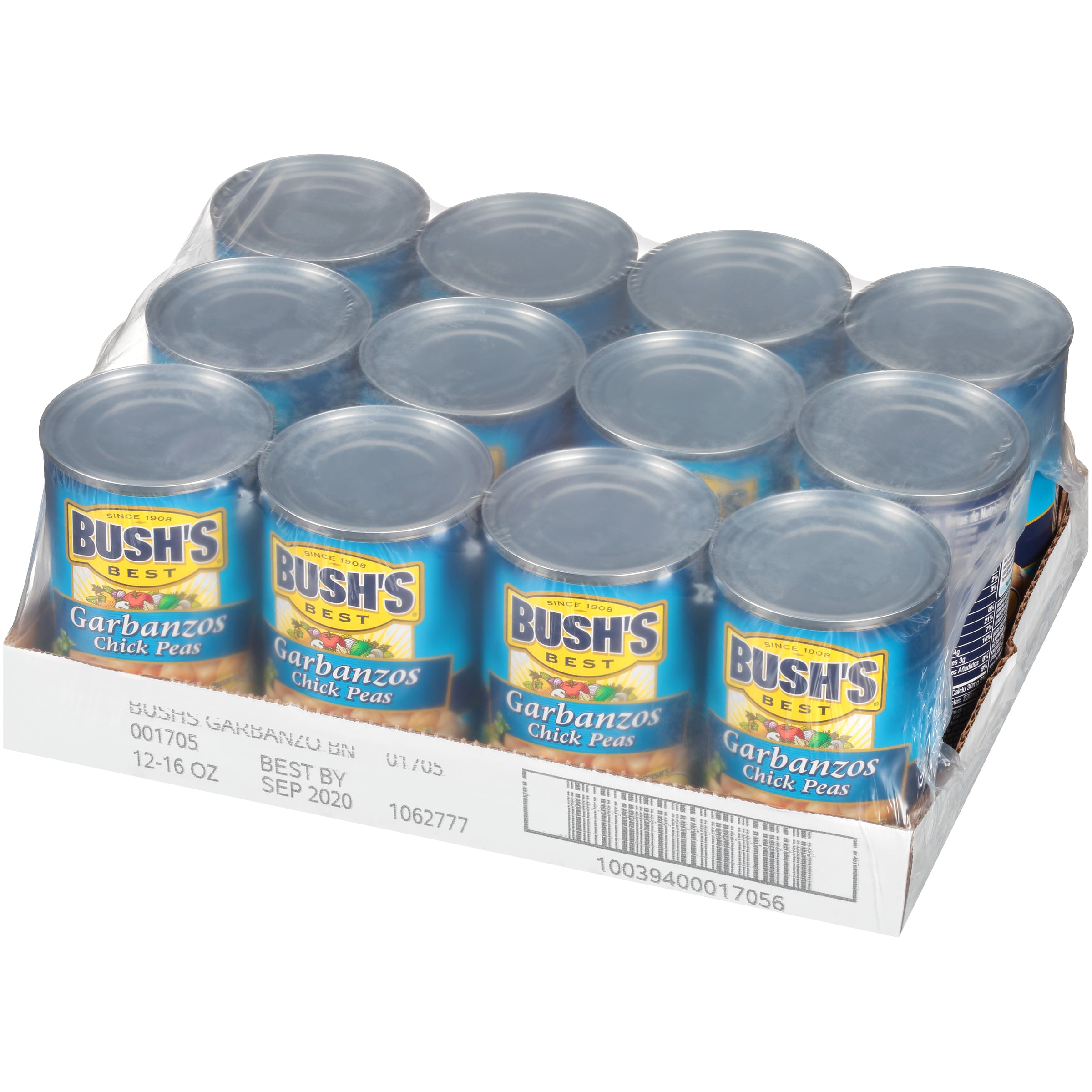 Beans Garbanzo 16 Ounce Size - 12 Per Case.