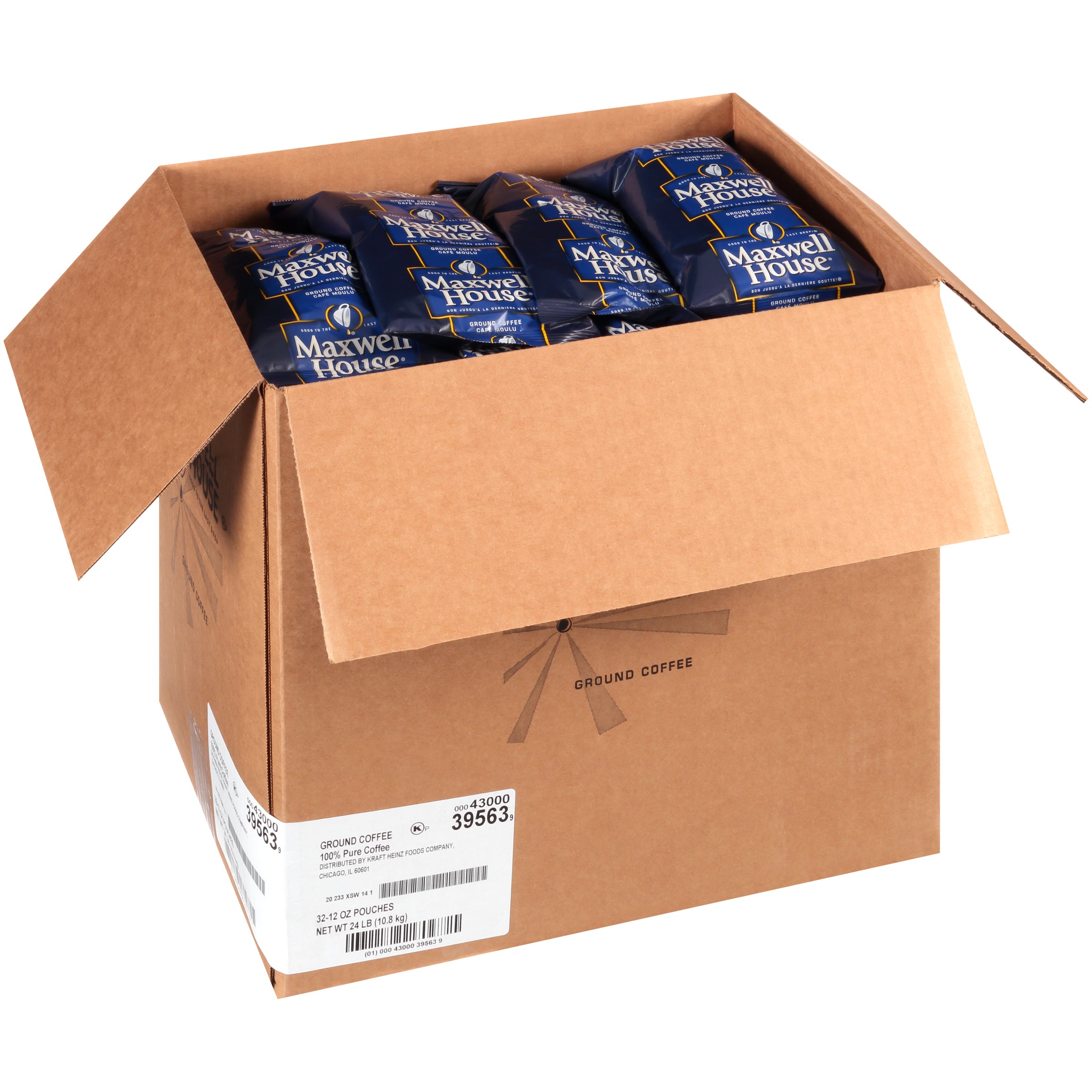 Maxwell House Regular Roast Coffee Urn Pack 12 Ounce Bag 32)