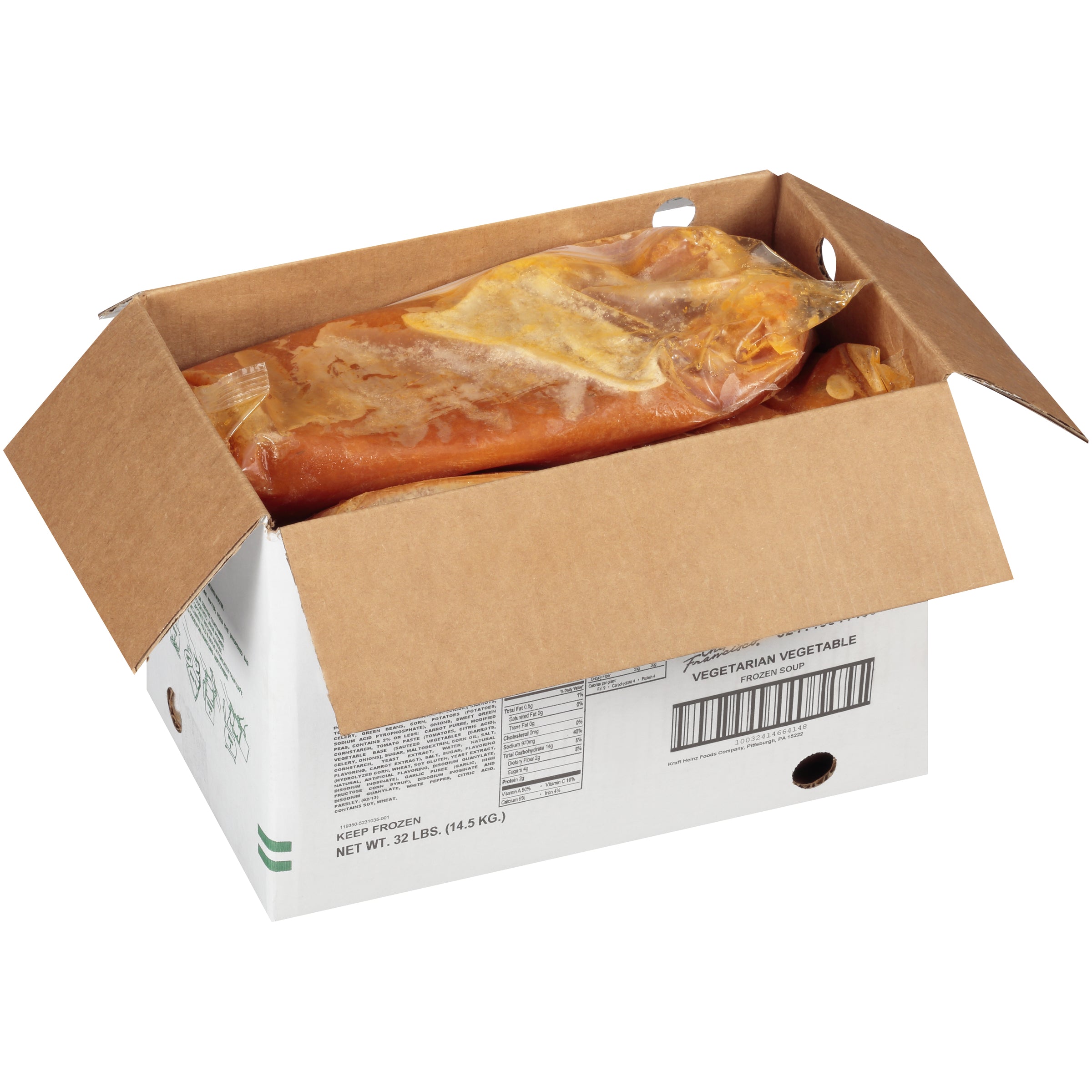 HEINZ CHEF FRANCISCO Vegetarian Vegetable Soup 8 lb. Bag 4 Per Case