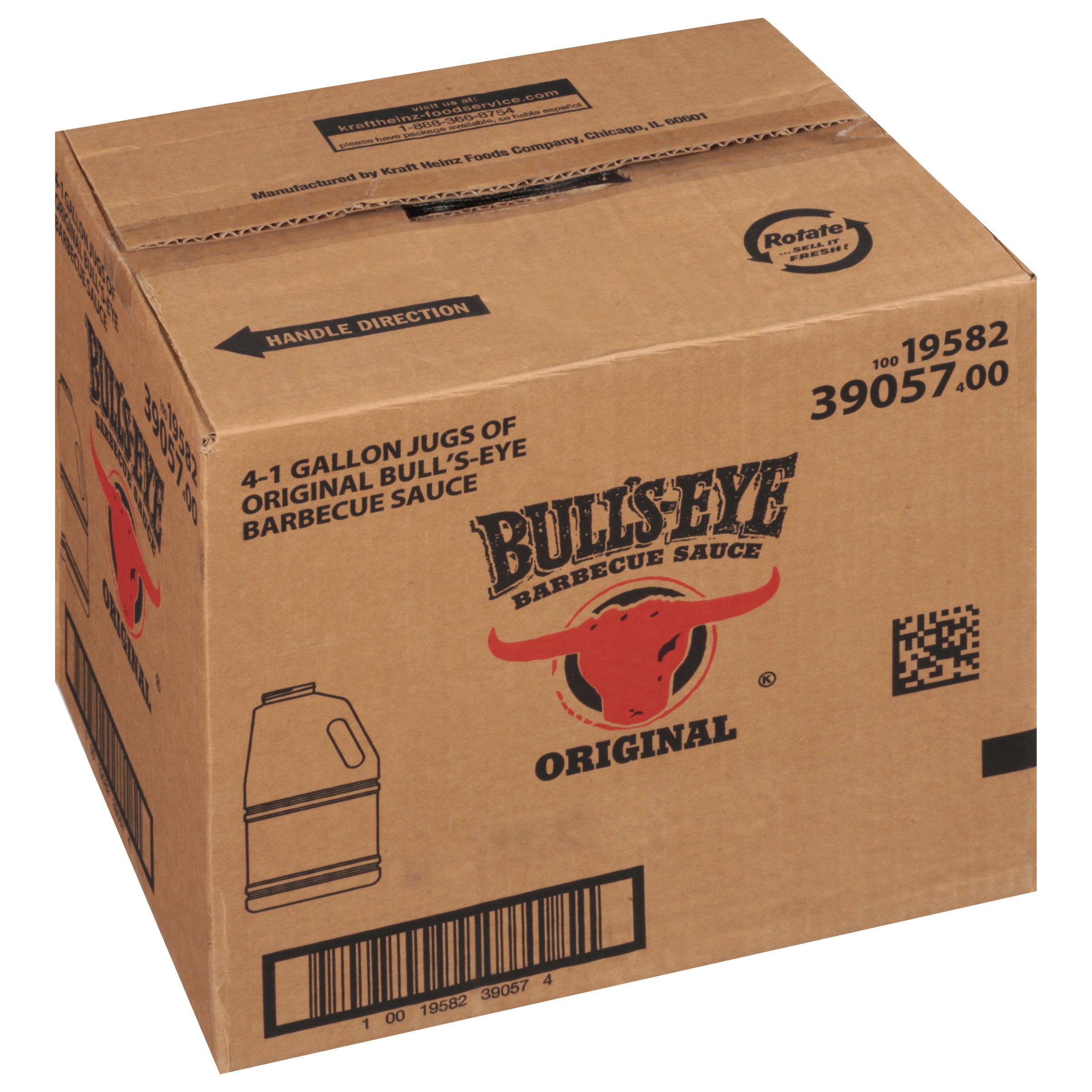 Bull's Eye Original BBQ Sauce 1 gal. Jugs - 4 Per Case.