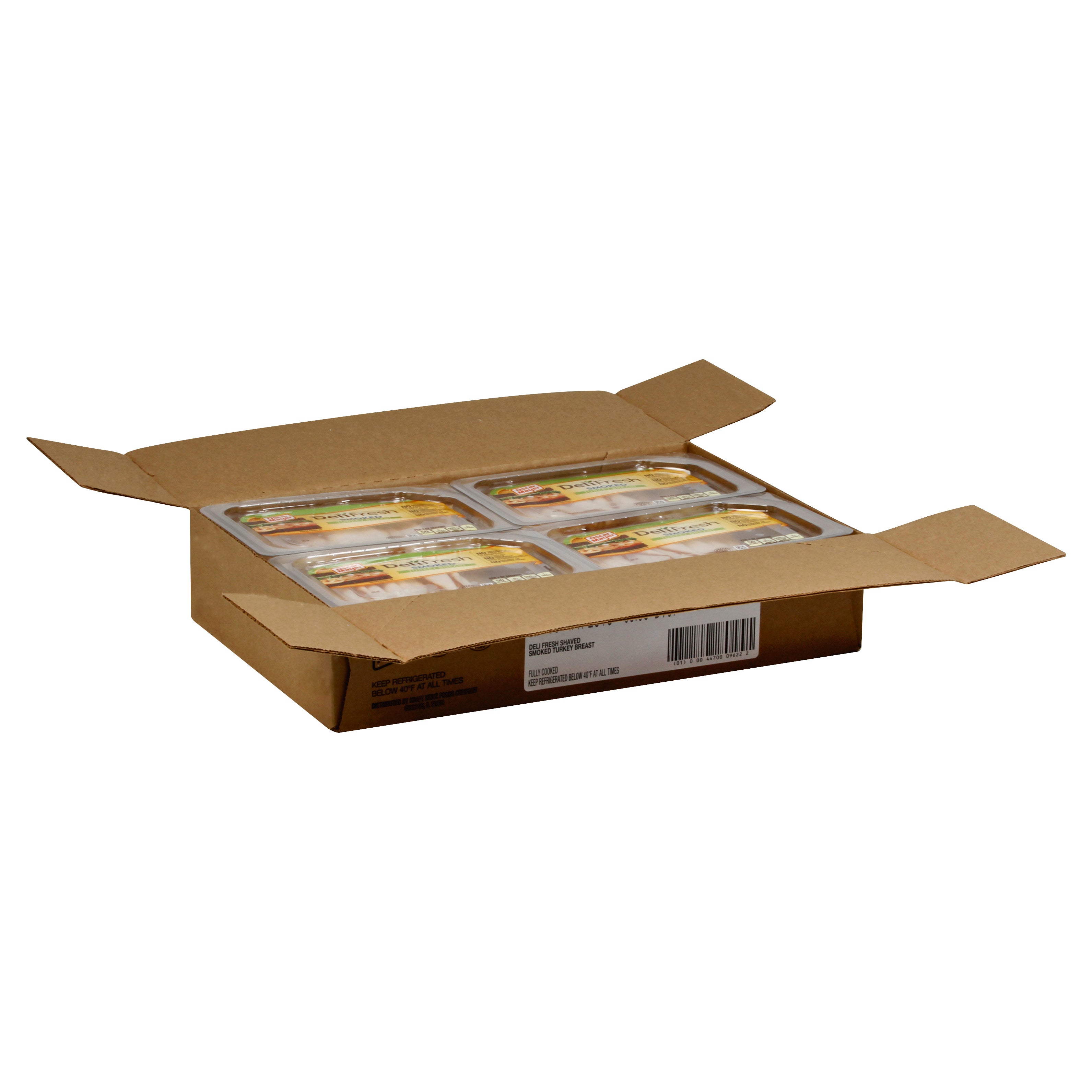 Oscar Mayer Deli Shaved Smoked Turkey Breast, 9 Ounce Size - 8 Per Case.