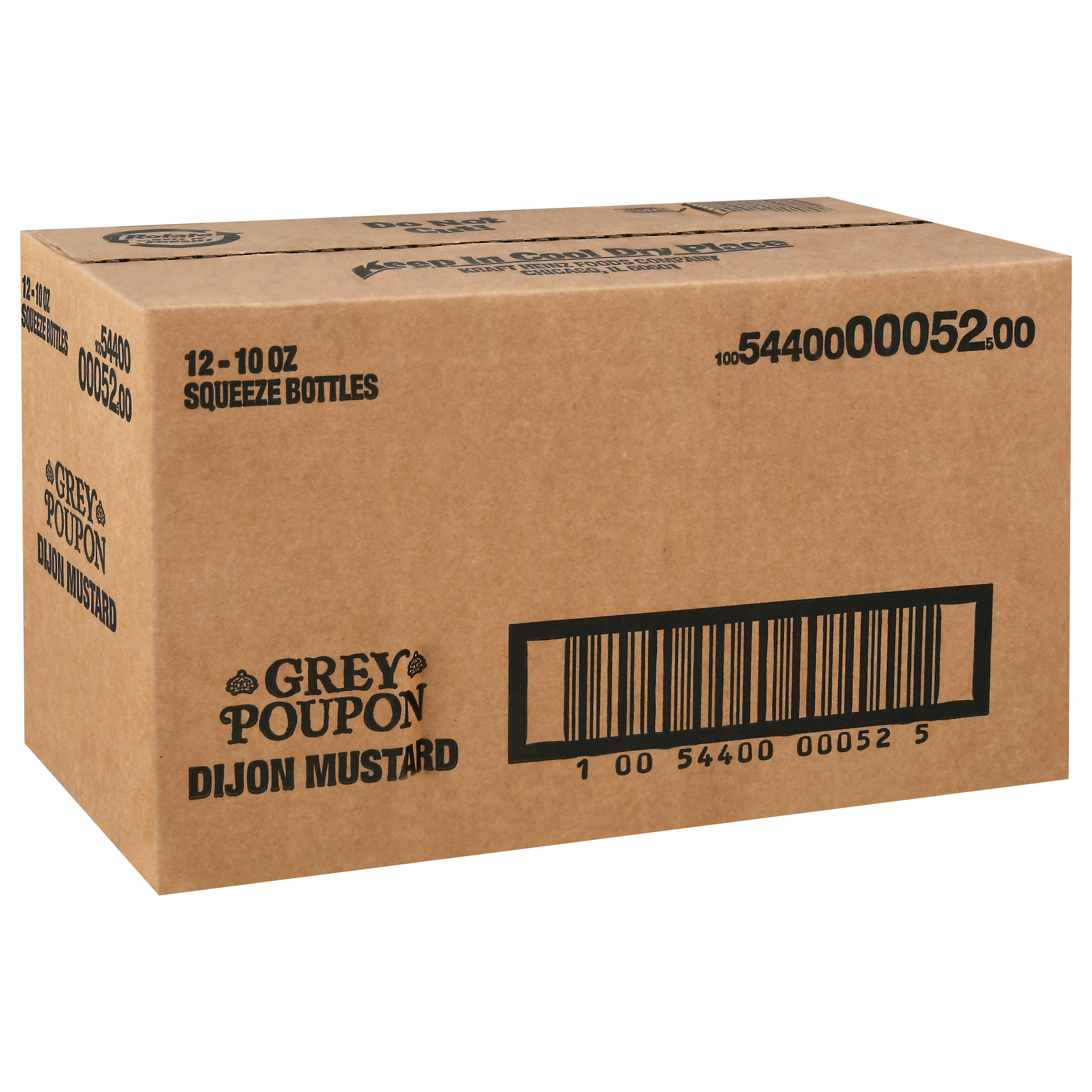 GREY POUPON Dijon Mustard Squeeze Bottle 10 Ounce Bottle 12
