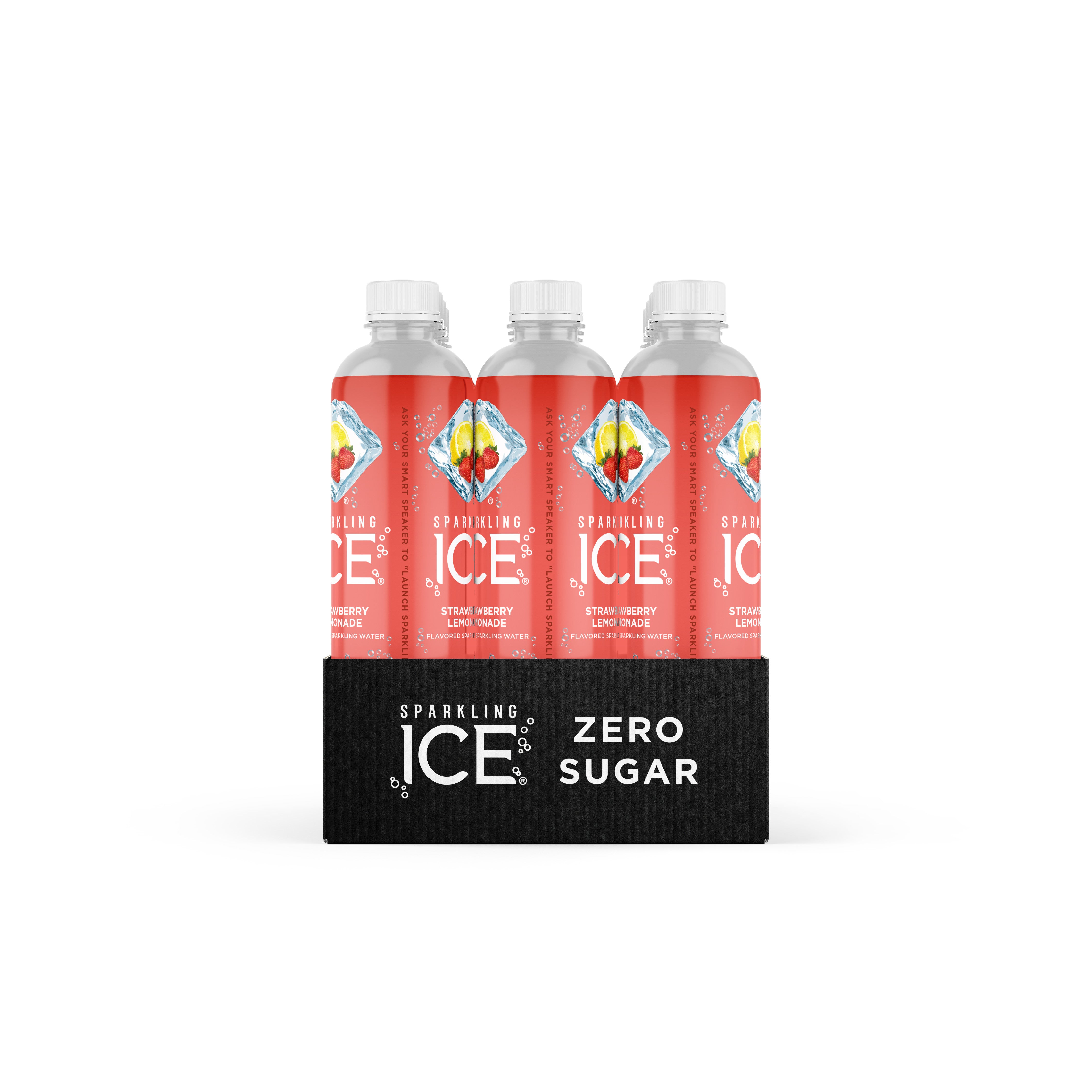 Sparkling Ice Strawberry Lemonade With Antioxidants And Vitamins Zero Sugar Bo 17 Fluid Ounce - 12 Per Case.