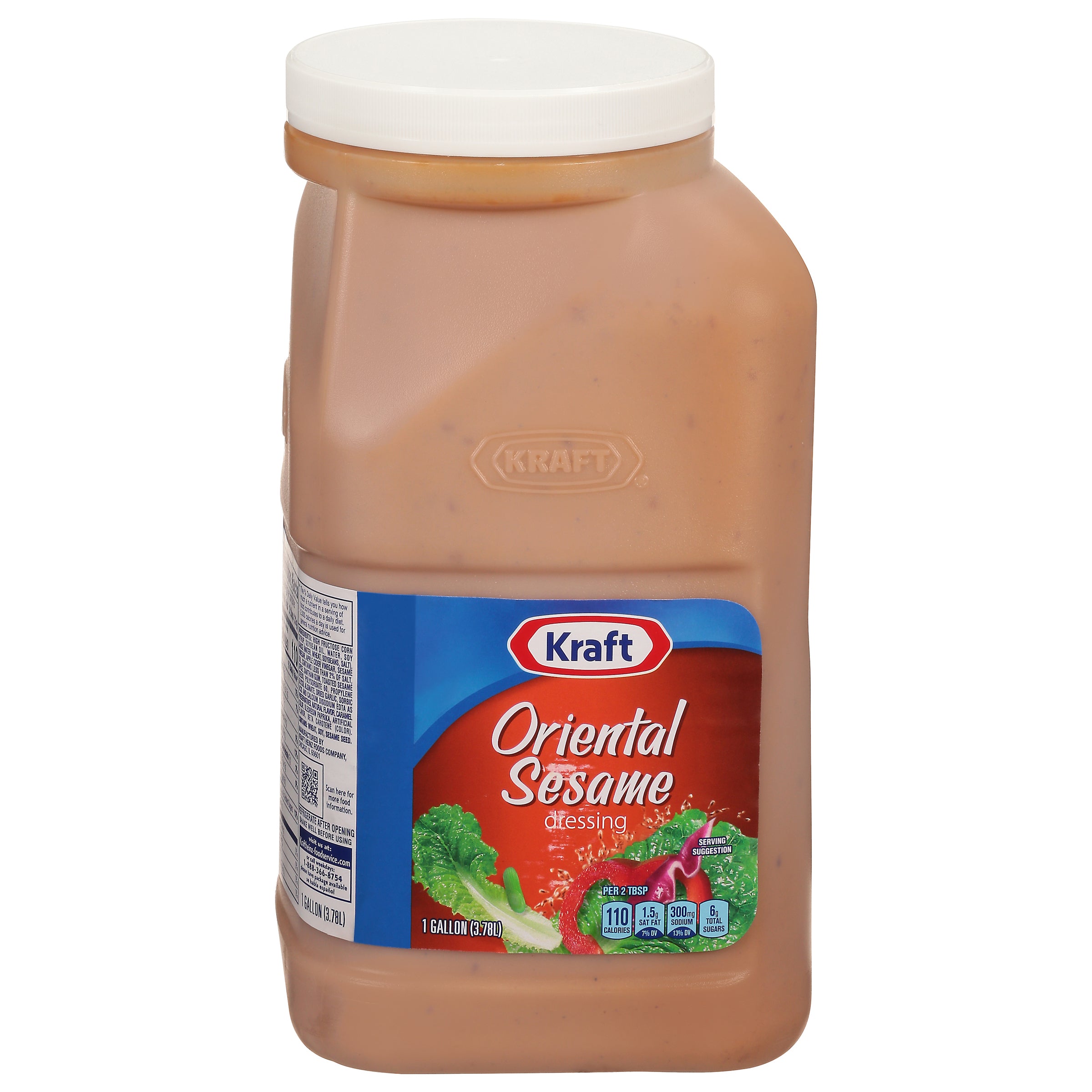 KRAFT Signature Oriental Sesame Salad Dressing 1 gal. Jugs 4 Per Case
