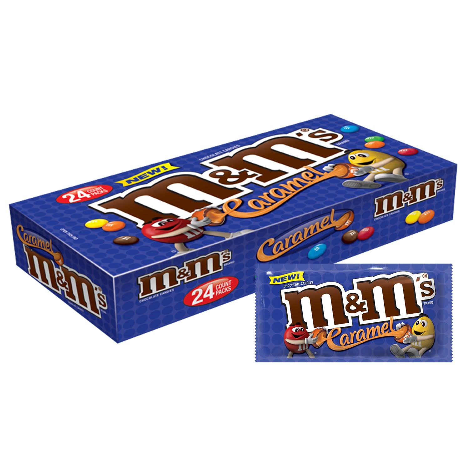 M&m's Caramel 1.41 Ounce Size - 288 Per Case.