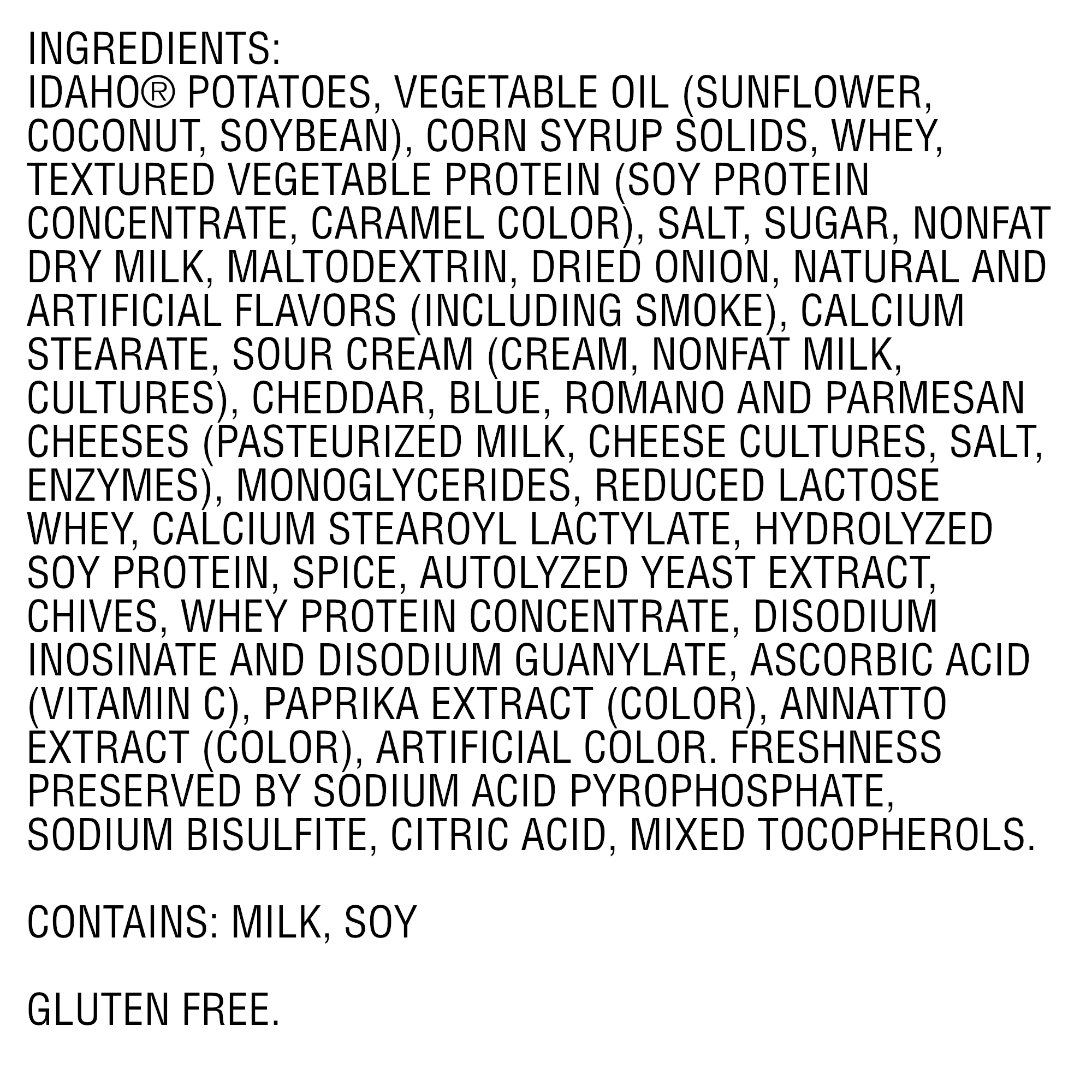 Idahoan® Smartmash® Reduced Sodium Loadedbaked® Mashed Potatoes With Vit 31 Ounce Size - 12 Per Case.