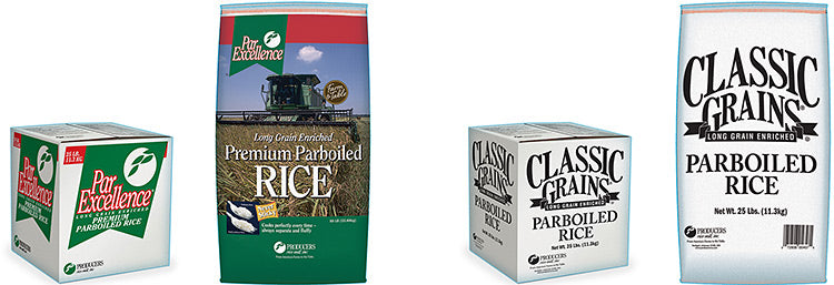 Parexcellence Rice Parboiled Bags, 10 Pounds, 6 Per Case