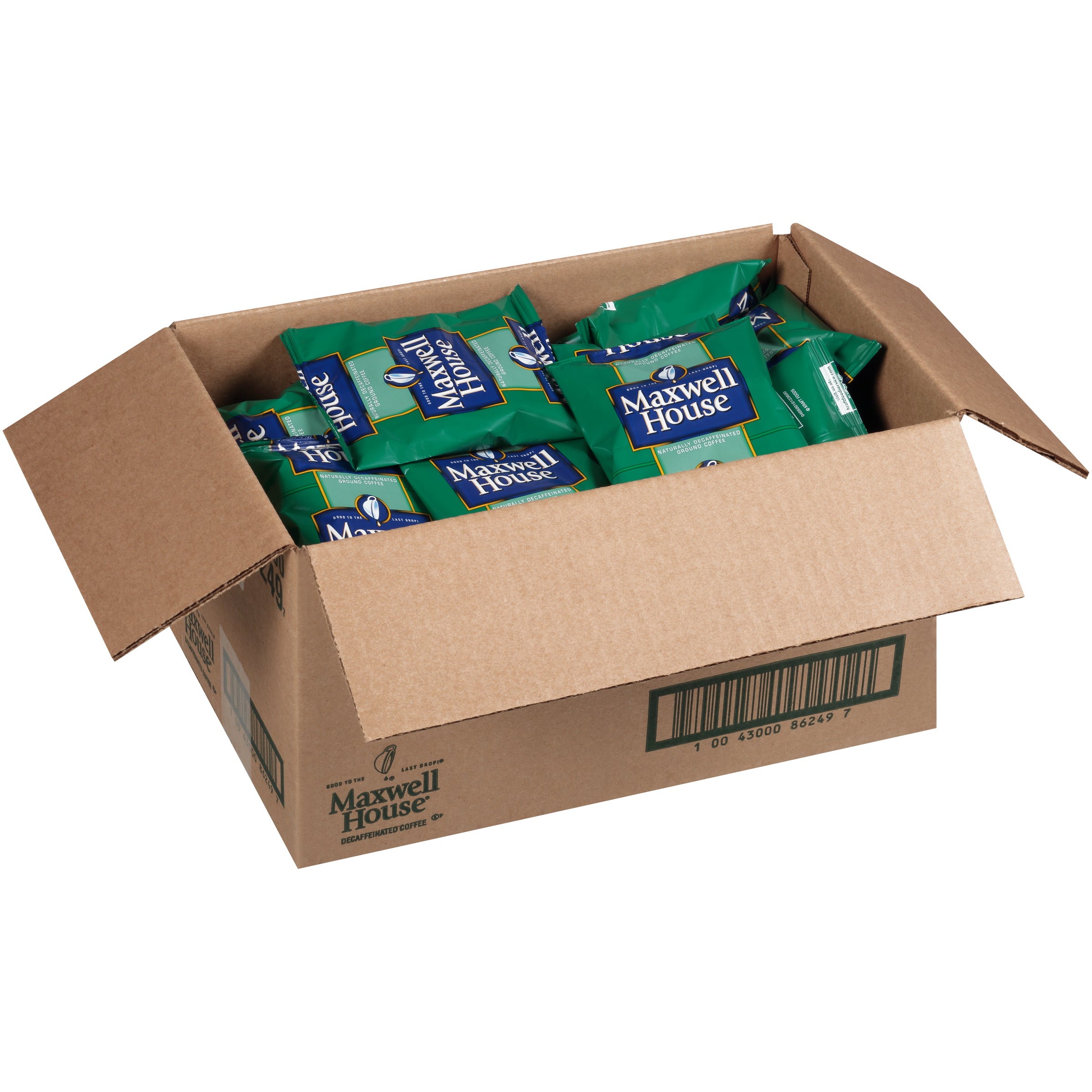 Maxwell House Roast & Ground Decaffeinated Coffee 1.10 Packets (42 Count)