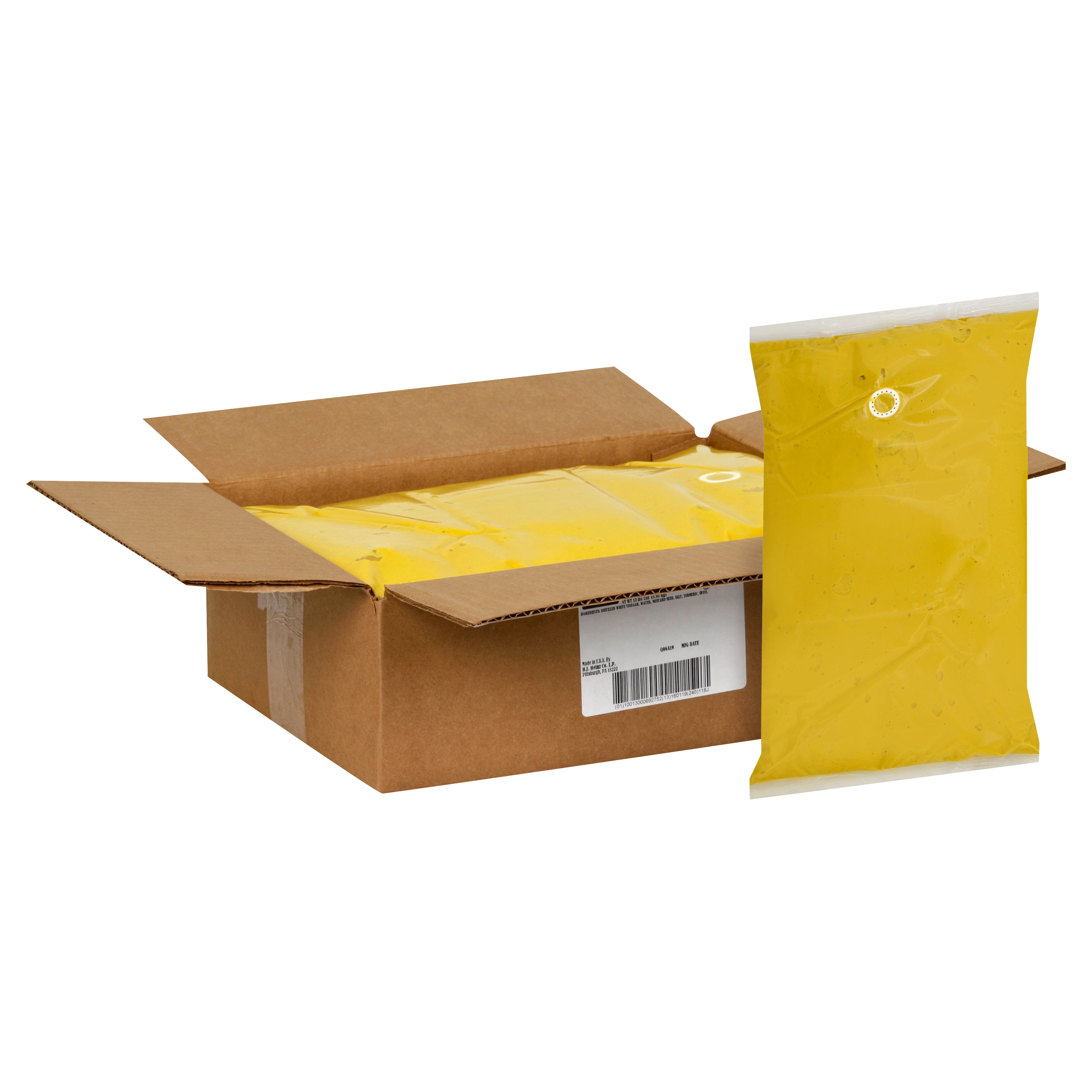 HEINZ Yellow Mustard Dispenser Pack 0.75 gal. 2 Per Case