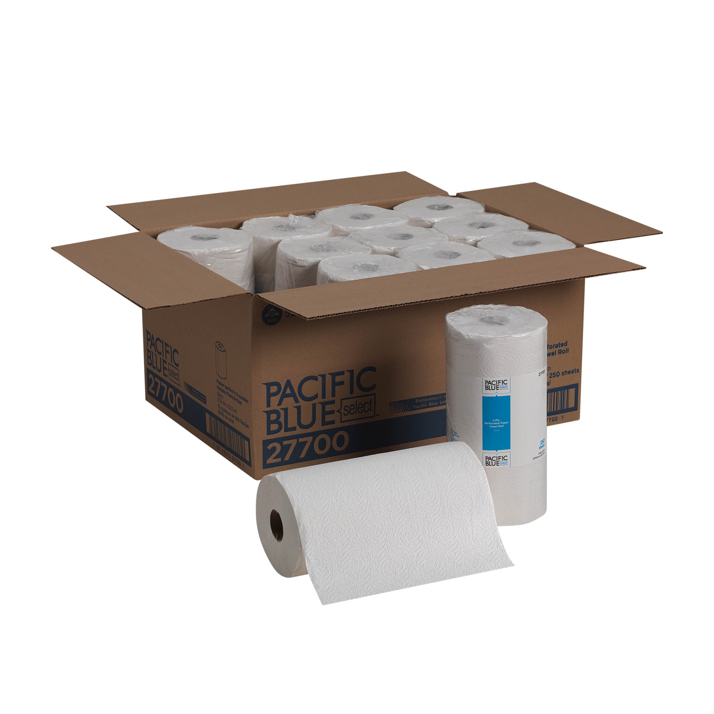 Pacific Blue Select(R) 2-Ply Perforated Paper Towel Roll (Previously Preference(R)) By Gppro White