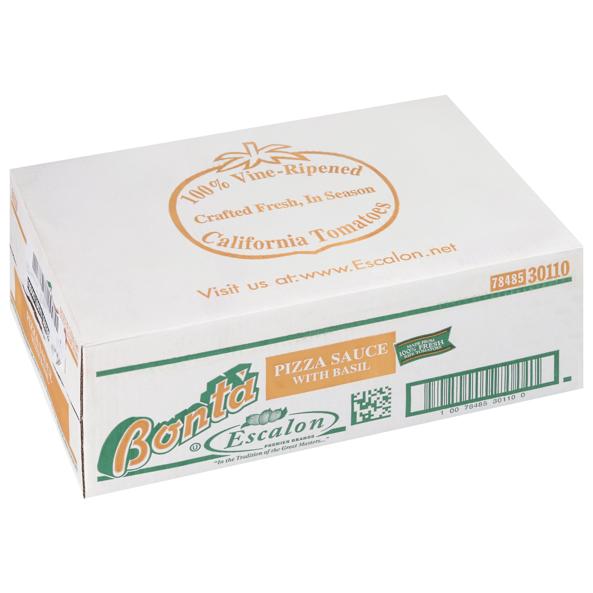 Bonta Pizza Sauce with Basil 107 Ounce Can 6 Per Case