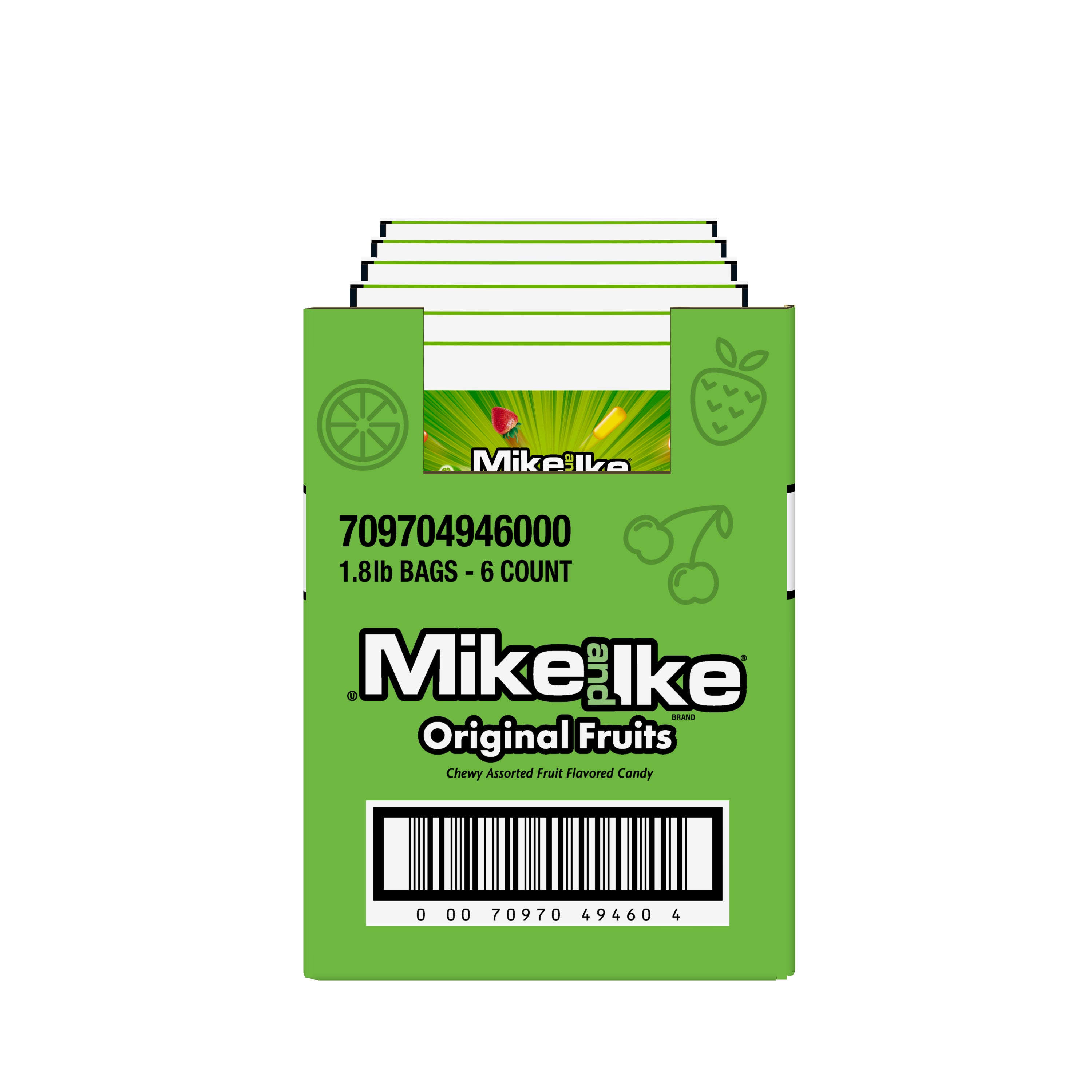 Mike And Ike® Original Fruits Standup BagCase 28.8 Ounce Size - 6 Per Case.