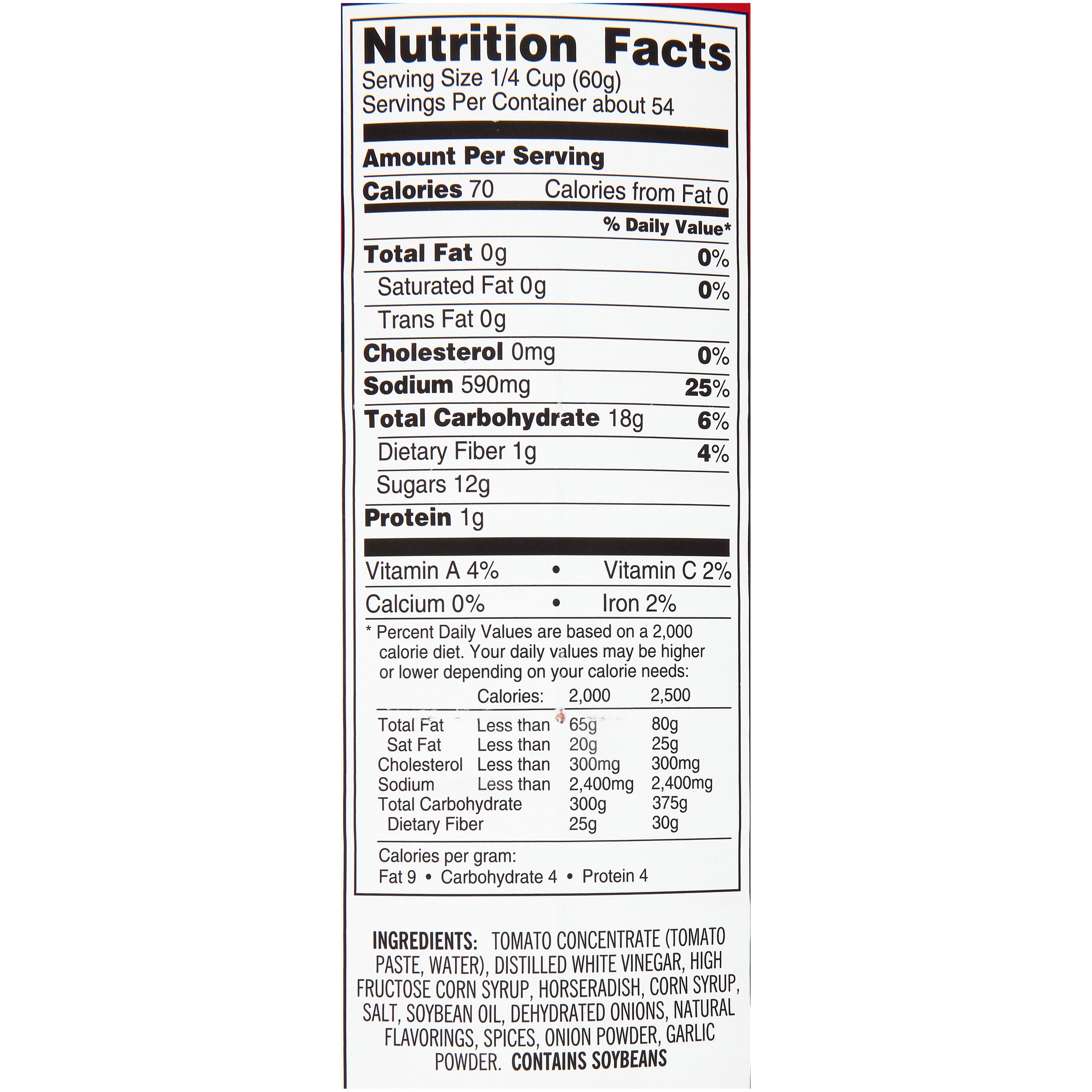 HEINZ Cocktail Sauce #10 Can 7.2 lb. 6 Per Case