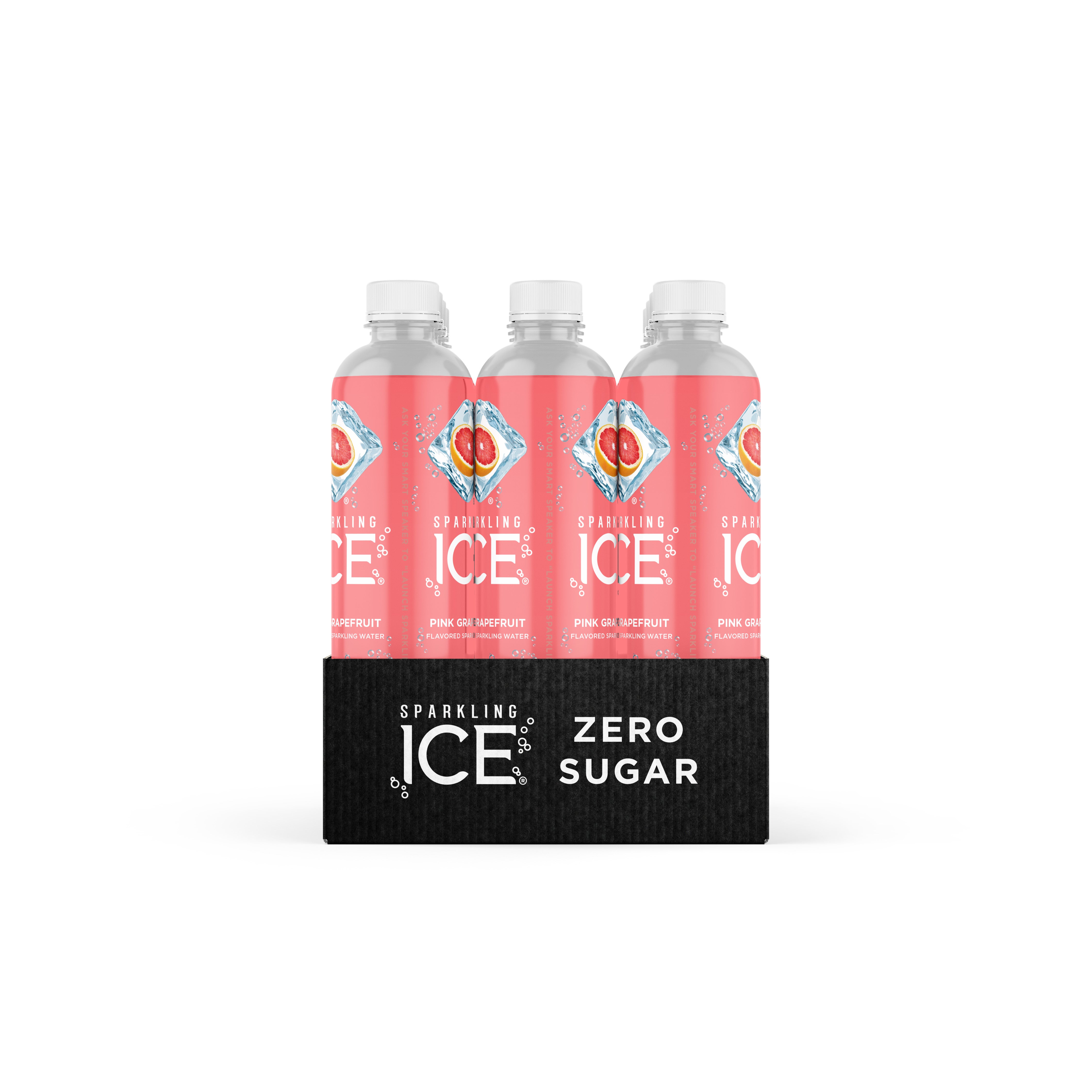 Sparkling Ice Pink Grapefruit With Antioxidants And Vitamins Zero Sugar Bottle 17 Fluid Ounce - 12 Per Case.