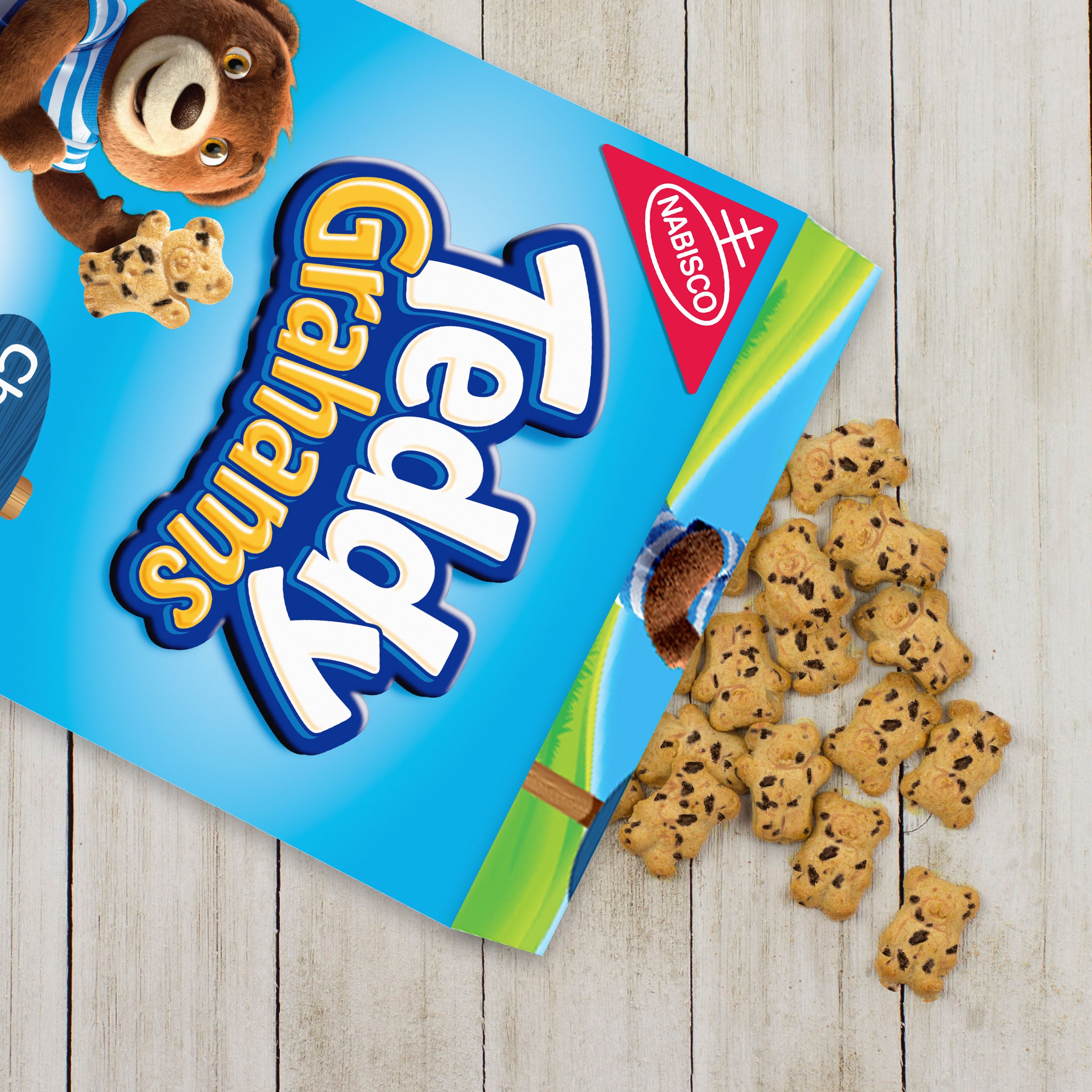 Teddy Grahams Cookies Chocolate Chip Z 10 Ounce Size - 6 Per Case.