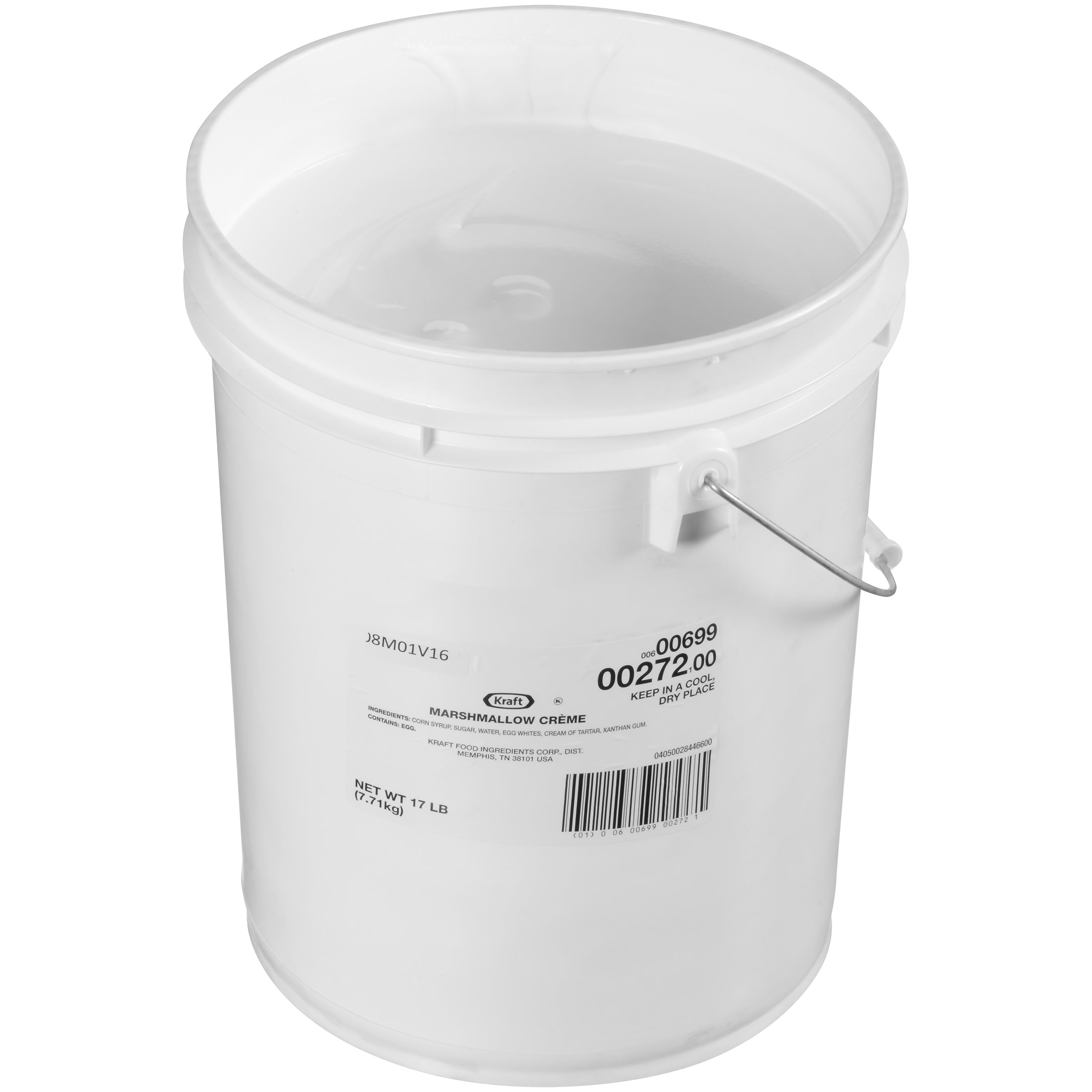 Kraft Marshmallow Cream, 17 Pound Each - 1 Per Case.