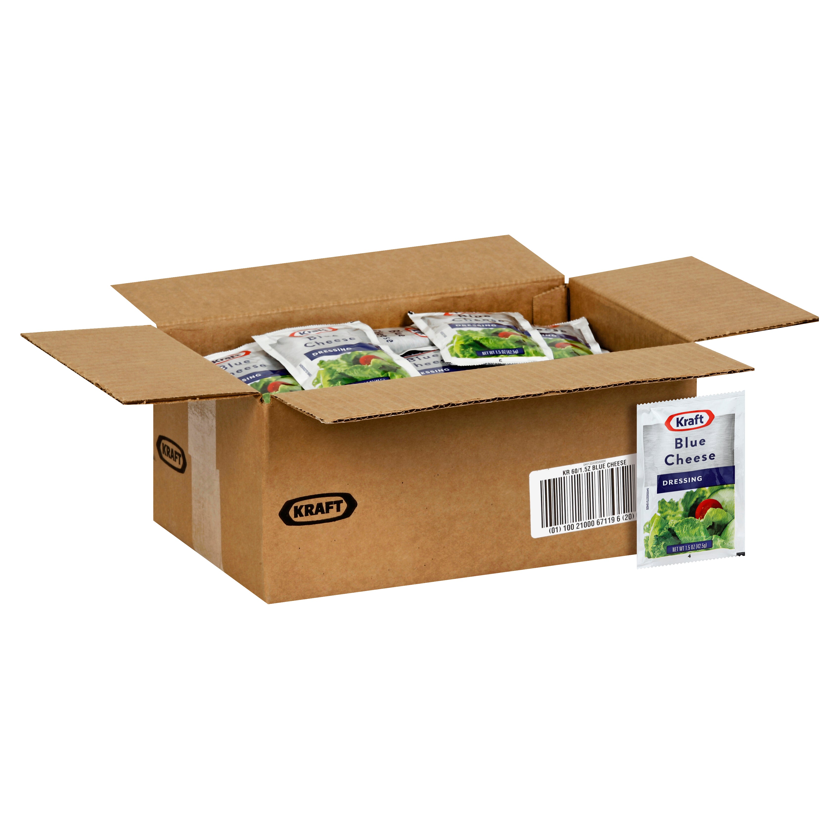 Kraft Portion Creamy Caesar Dressing Single Serve, 1.5 oz - Case of 60 Kraft Portion Creamy Caesar Dressing Single Serve, 1.5 oz - Case of 60