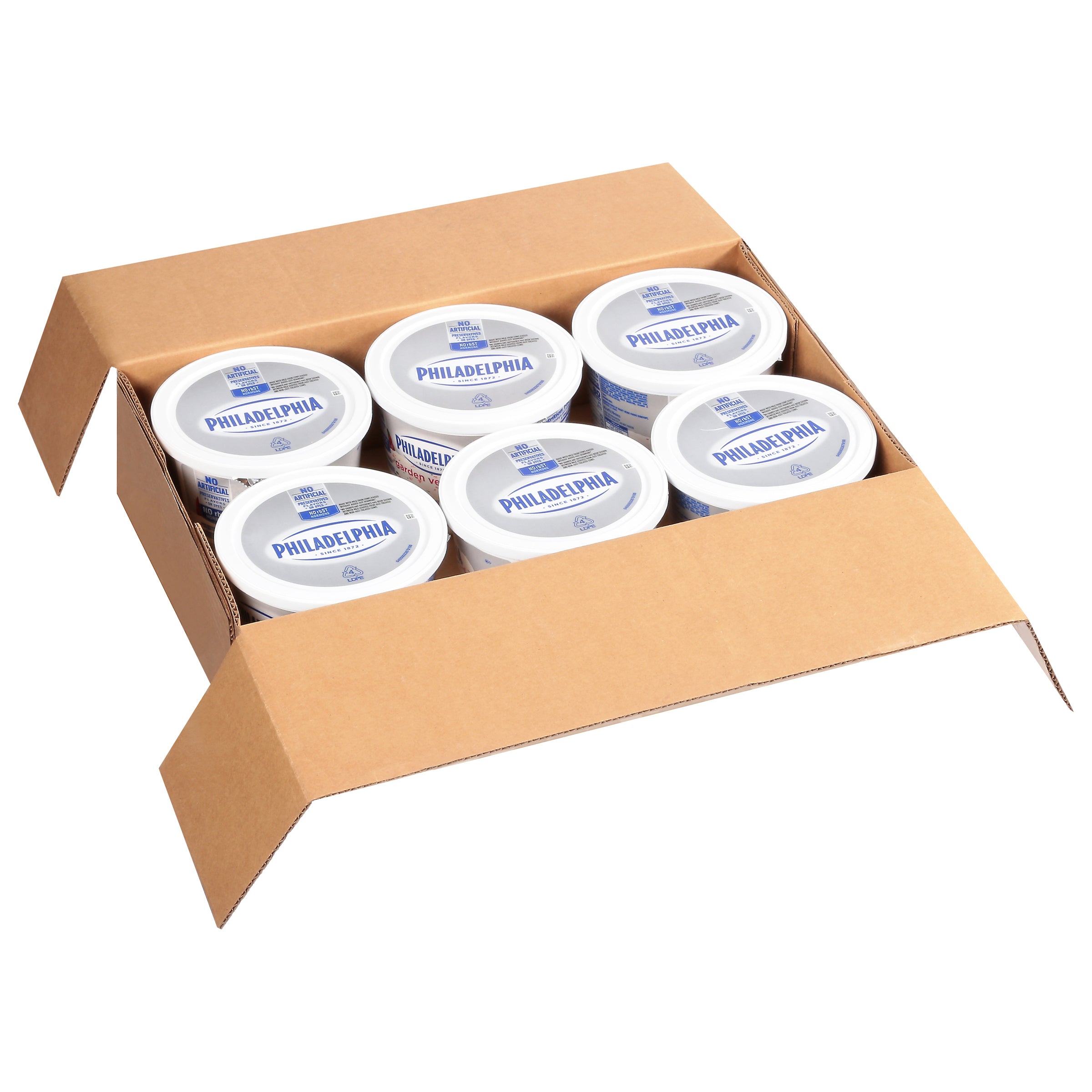 PHILADELPHIA Garden Vegetable Cream Cheese Spread 48 Ounce Tub 6 Per Case