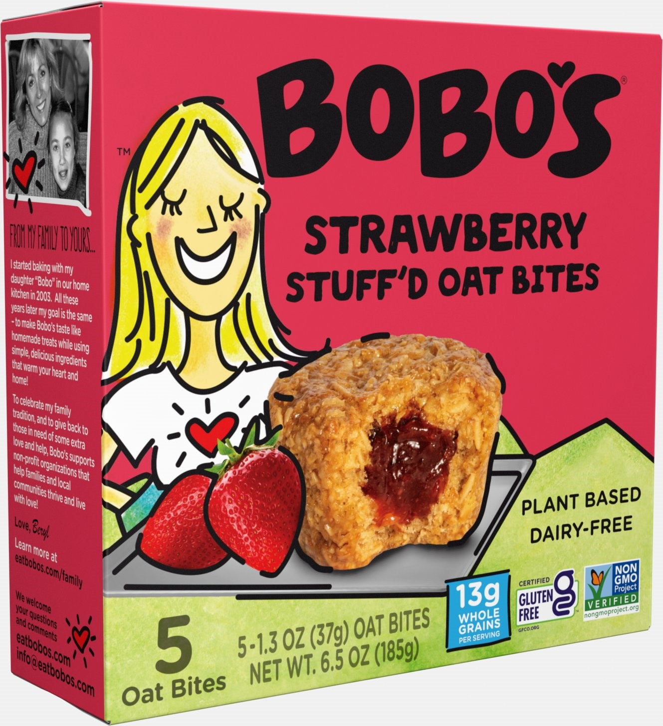 Strawberry Filled Bites 1.3 Ounce Size - 30 Per Case.